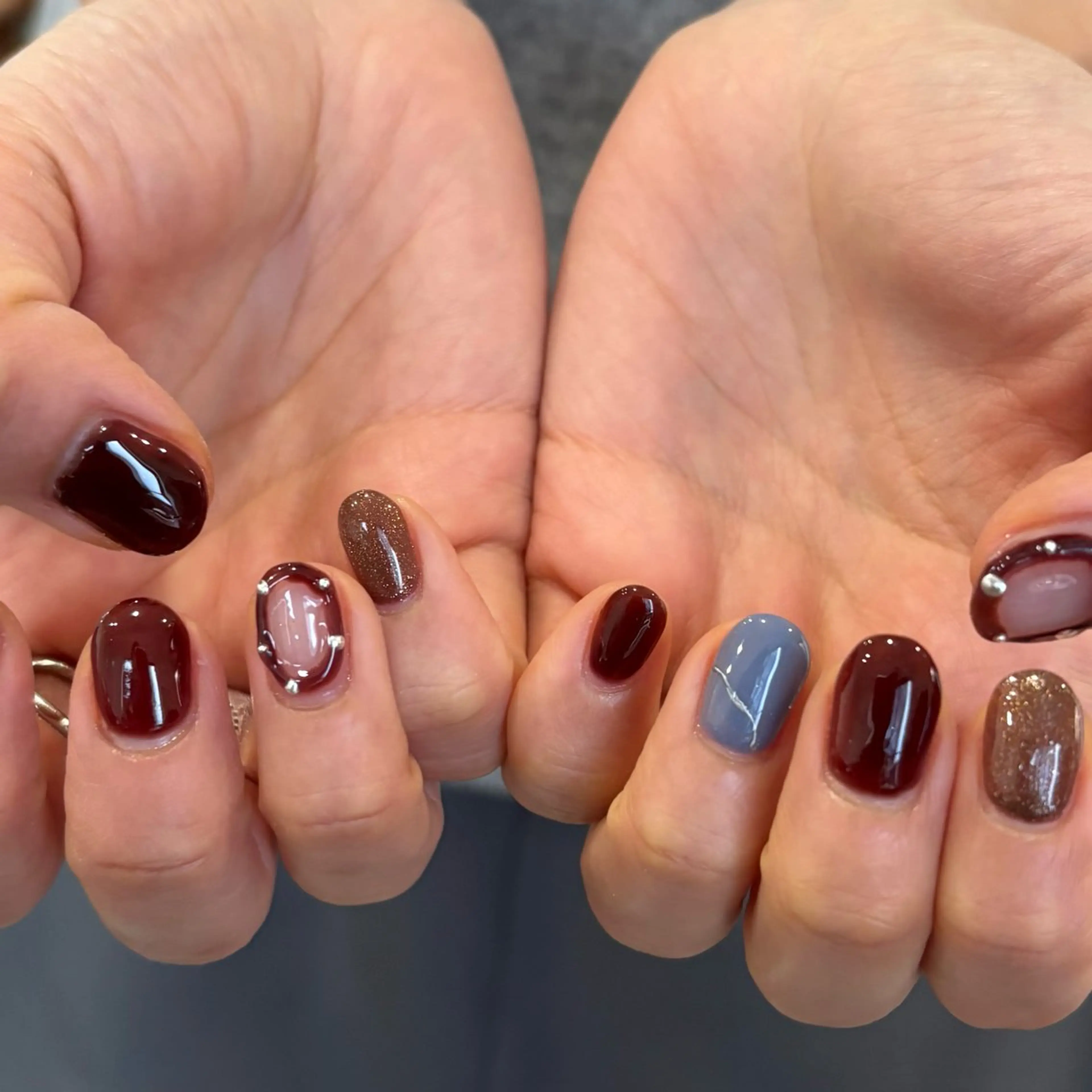 フリーアート(アート本数1〜5本、アート以外のお爪はワンカラー)⚠️特殊アート除く⚠️パーツのご用意少ないですの写真