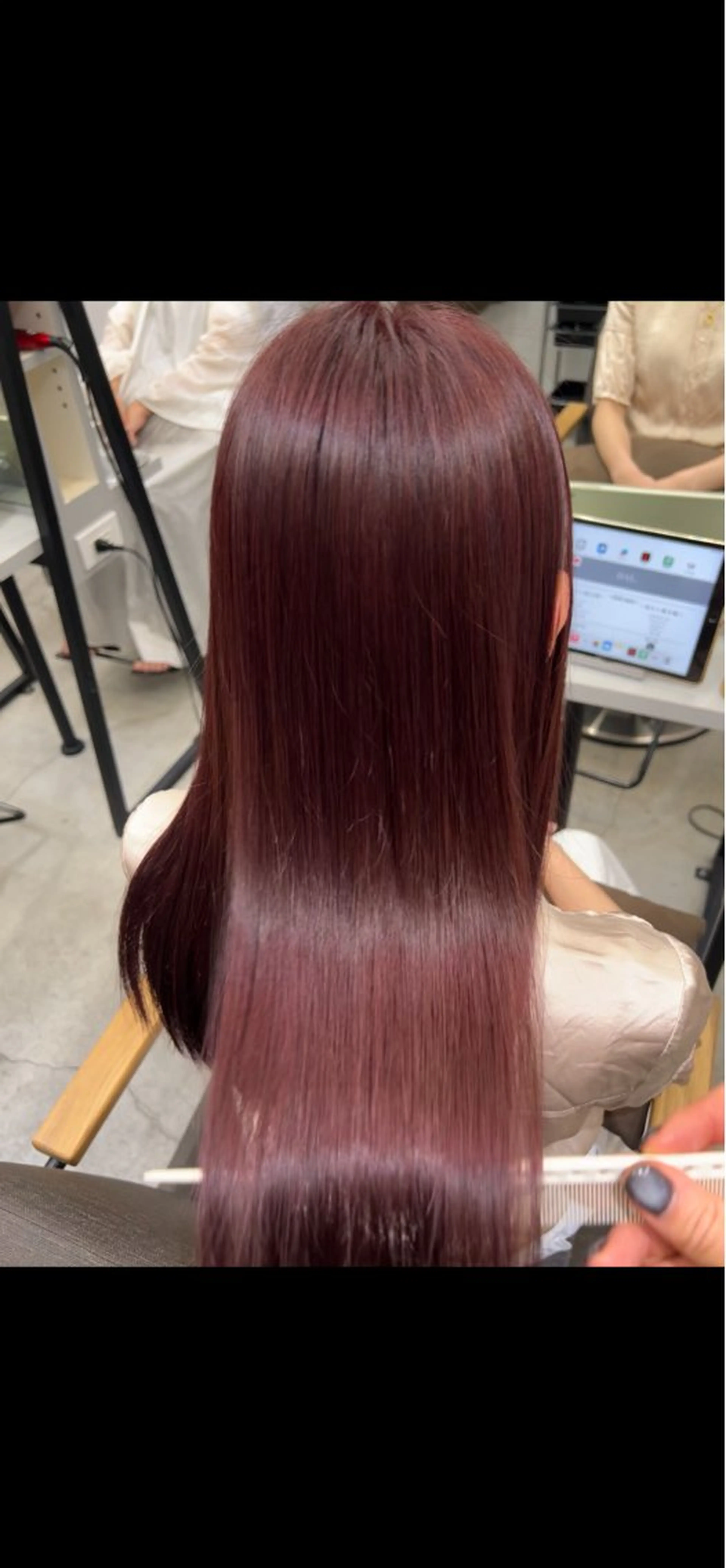 ロング カット 縮毛矯正 トリートメント ✨毛髪診断で絶対綺麗 ✨美髪艶髪専門✨高浪のヘアスタイル