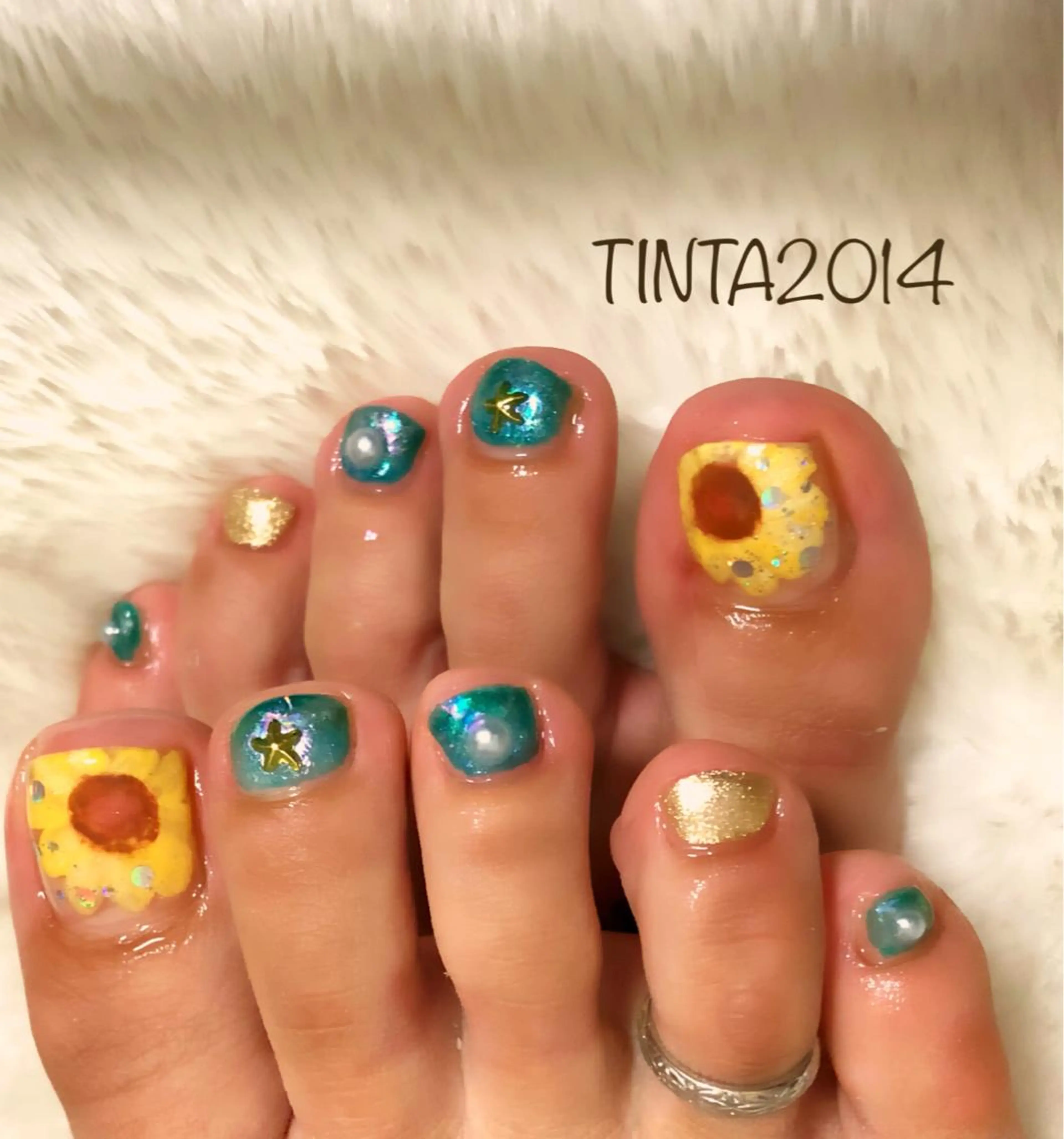 ネイル フットネイル ネイルサロン ティンタ所属・馬場 典子のネイルデザイン