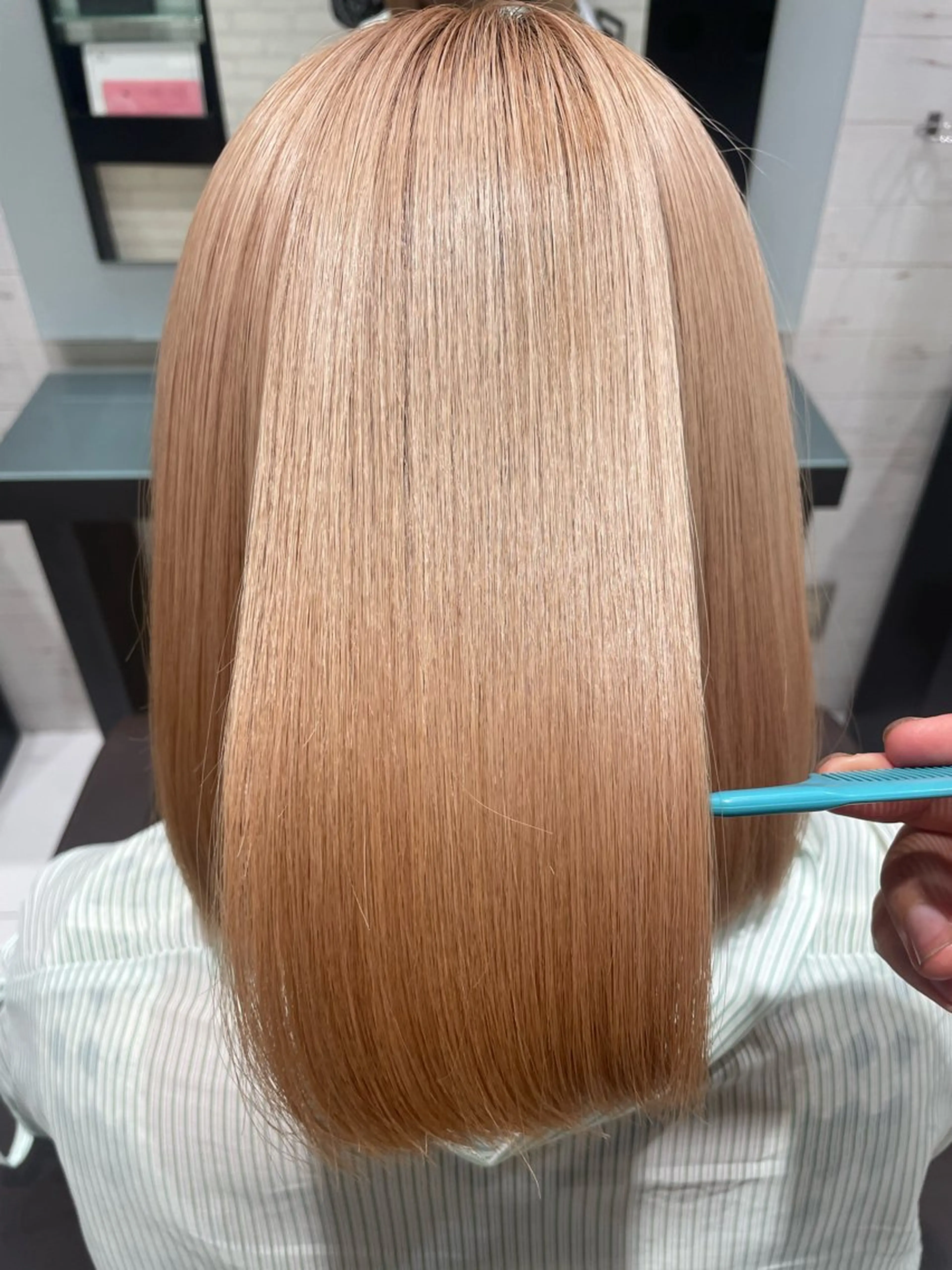 セミロング トリートメント EARTH 山﨑龍馬のヘアスタイル