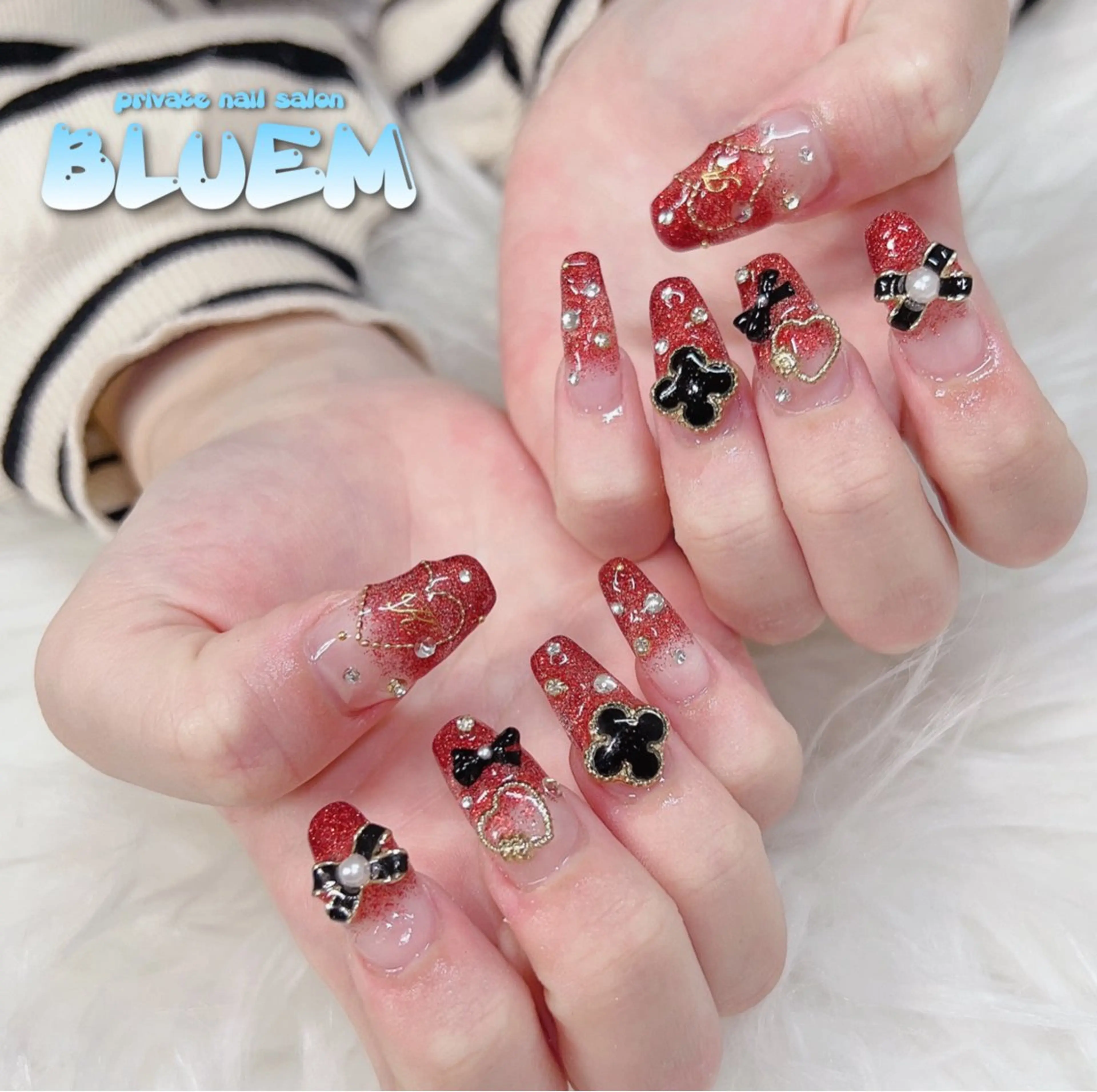 ネイル ハンドネイル BLUEM なな🐶のネイルデザイン