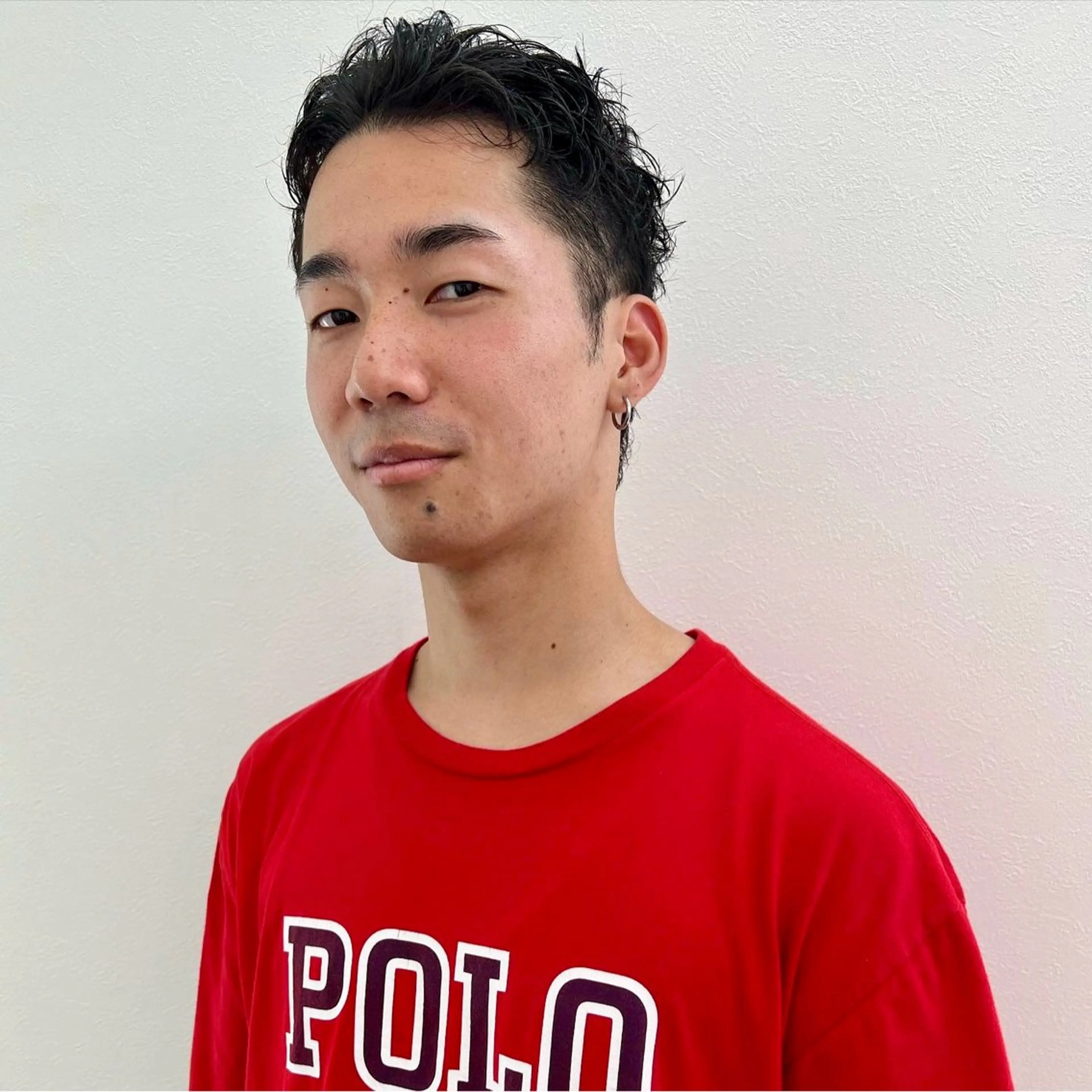 ショート メンズ アップバング メンズ就活ヘア メンズパーマ メンズショート スパイキーショート カット ヘアセット 【池袋/スパイキー ショート】ⓝⓘⓜⓤのヘアスタイル
