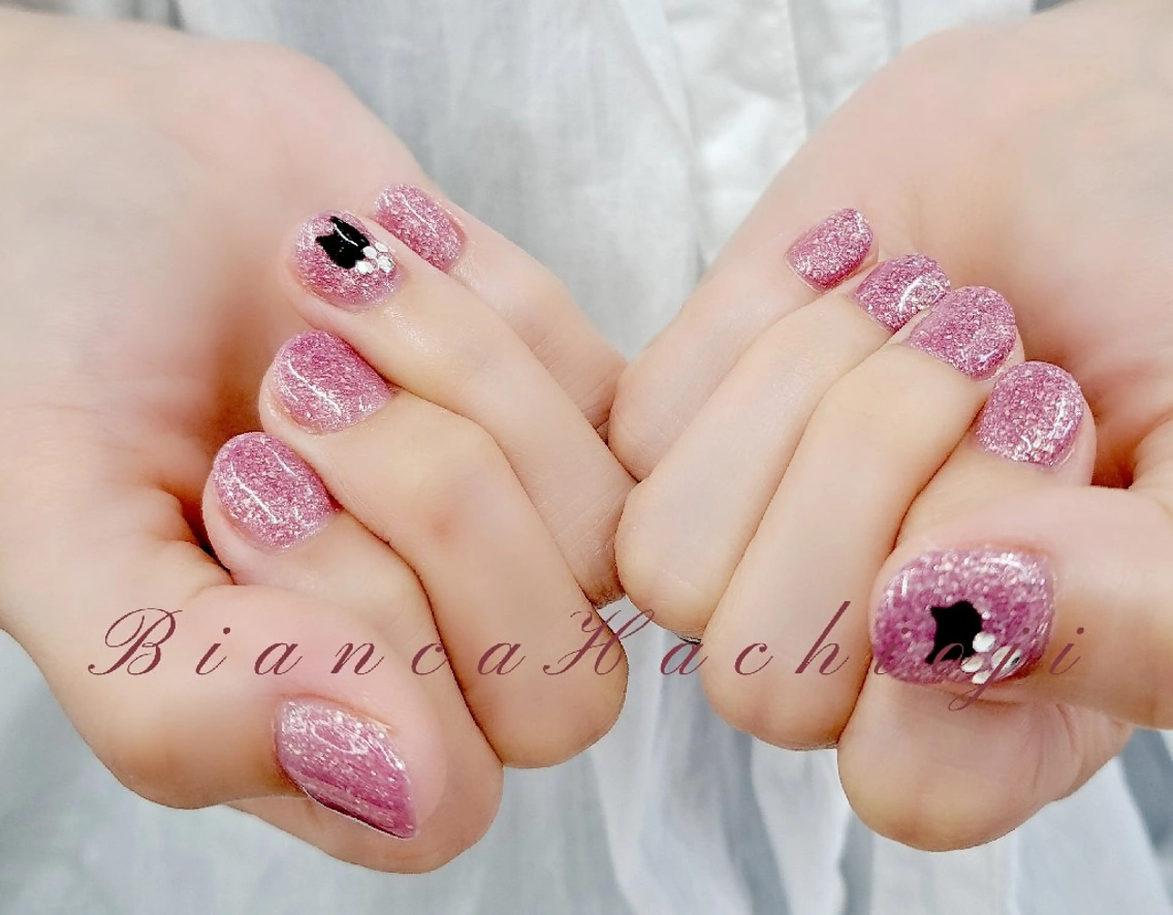 ✨16、17日限定✨ハンドネイルオフなし1本アート✨🎶💅🎶￥5,000(パラジェル対応/八王子)の写真