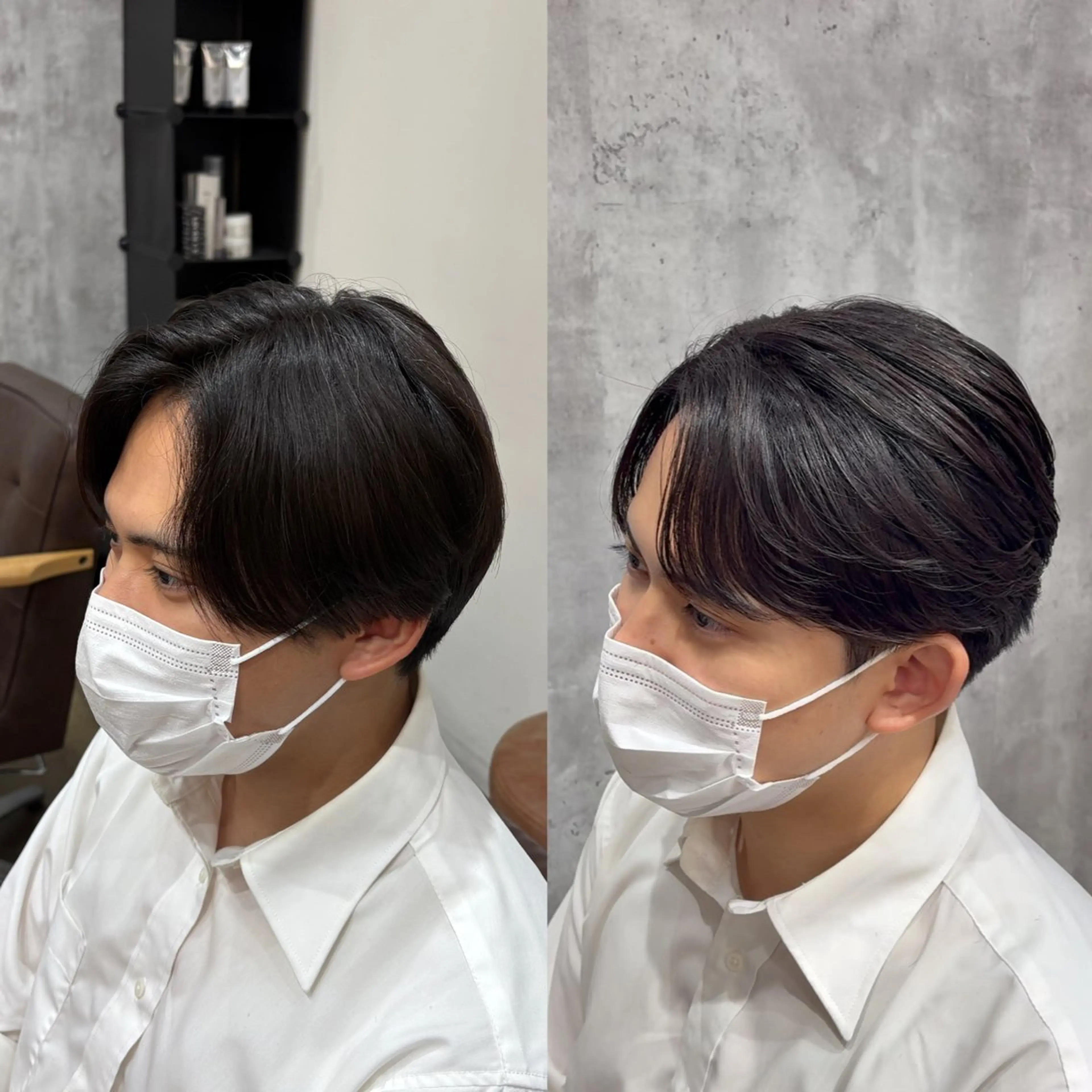 ショート パーマ メンズ 縮毛矯正 カット 縮毛矯正 カルマ・ニュアンス パーマ　須田龍世のヘアスタイル