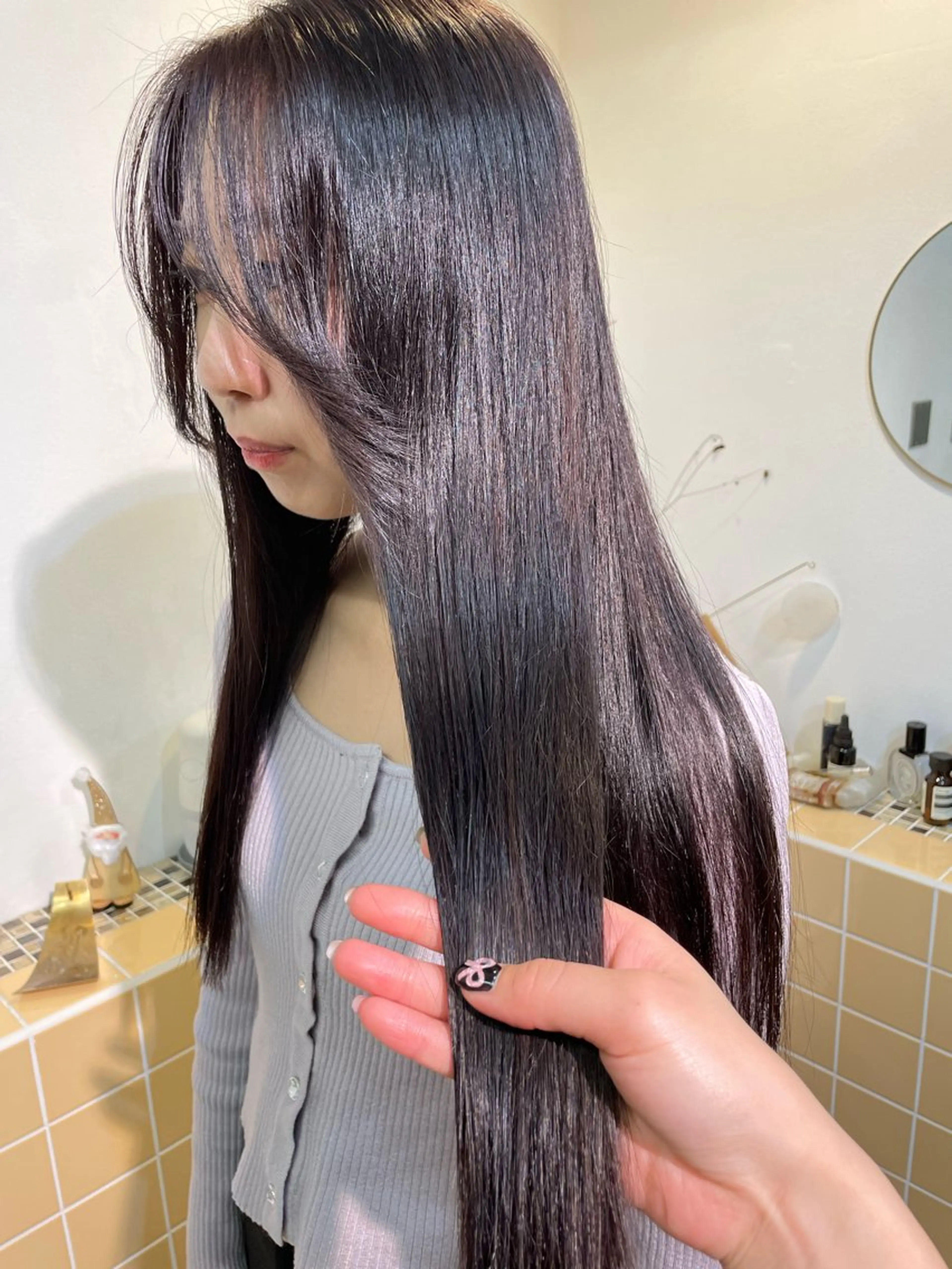 ロング カラー ヘアカラー sakura🌸 レイヤー/nelkeのヘアスタイル
