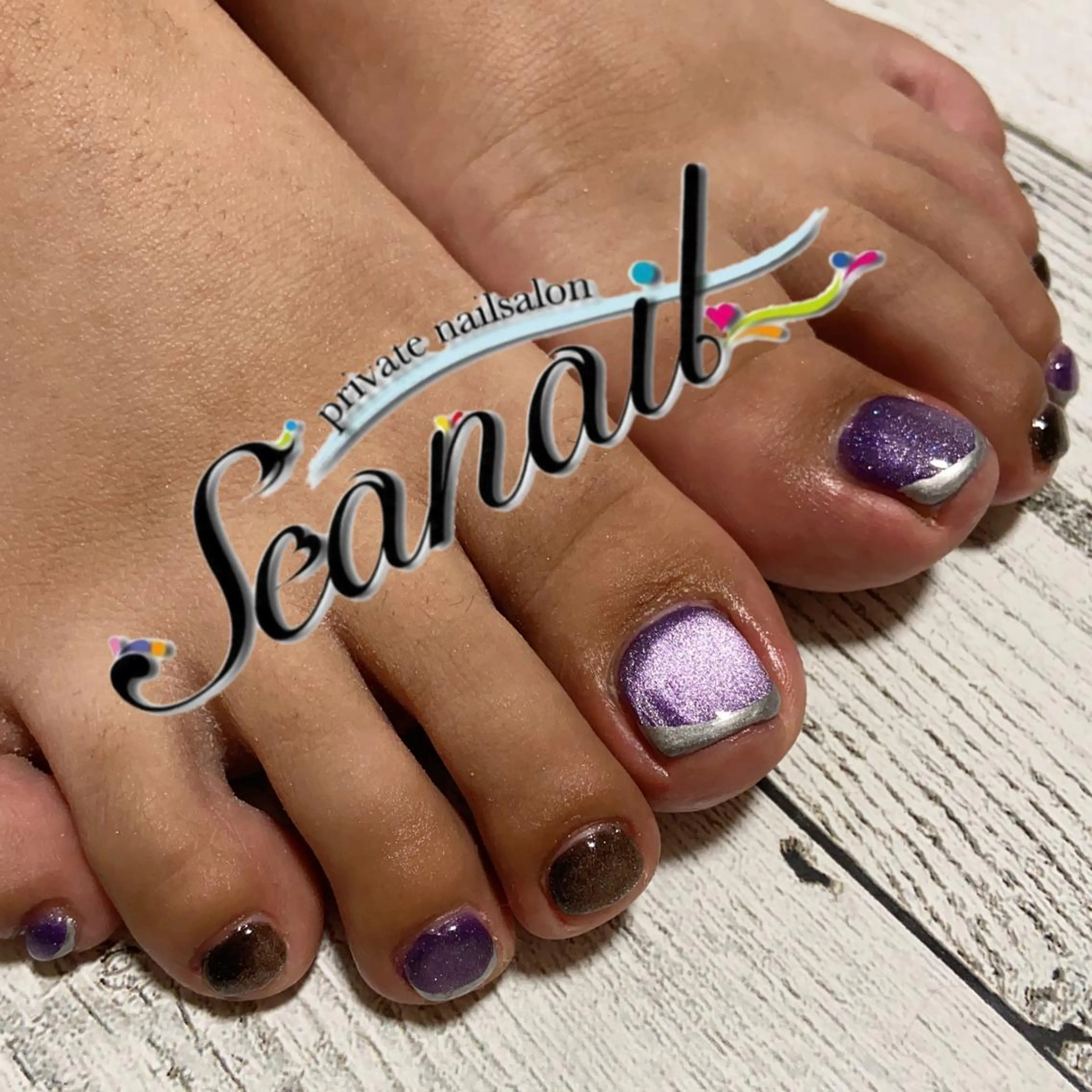 ネイル アートネイル フットネイル ジェルネイル マグネットネイル 持ち込み 小尾 栞のネイルデザイン