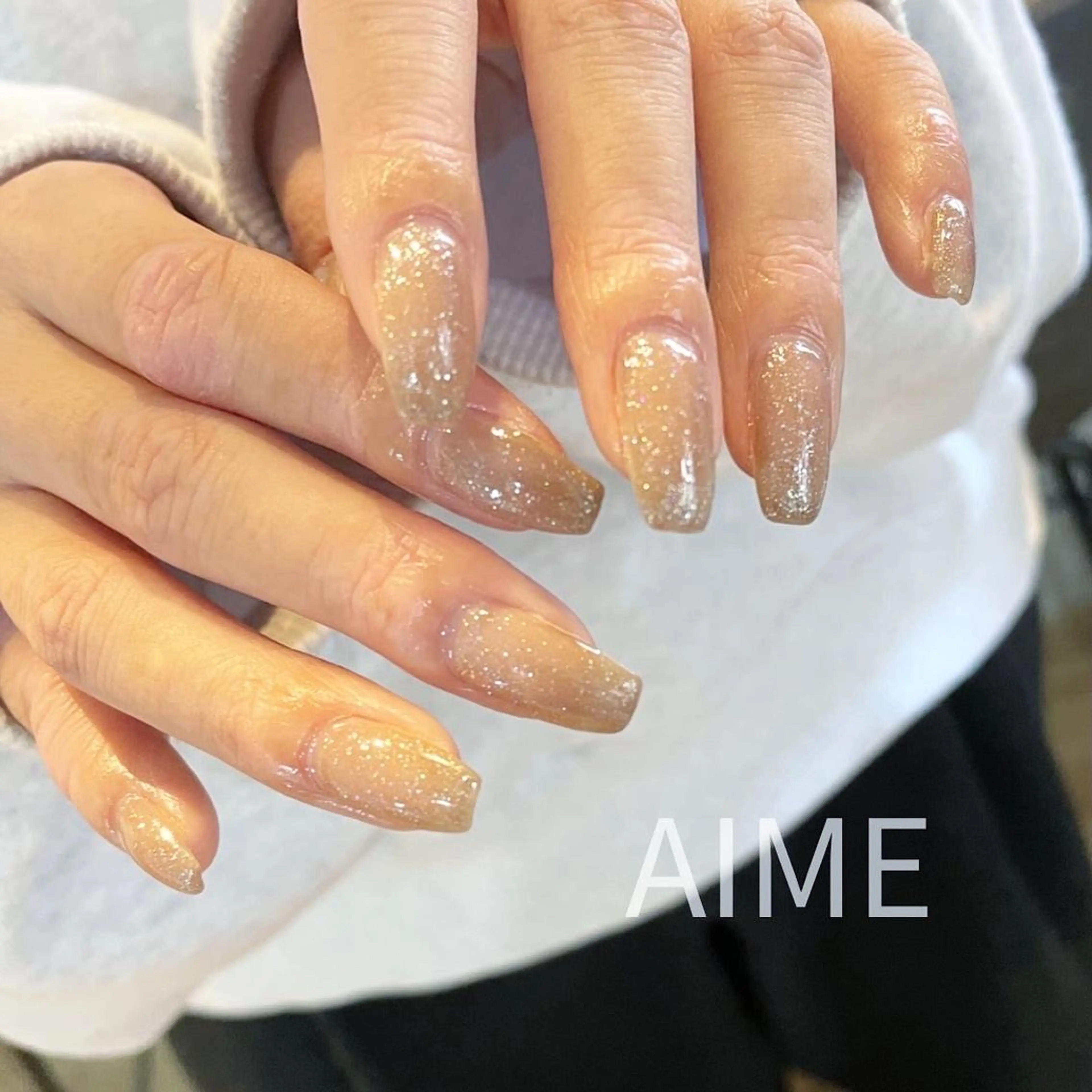 ネイル マグネットネイル ハンドネイル AIME （momo）のネイルデザイン