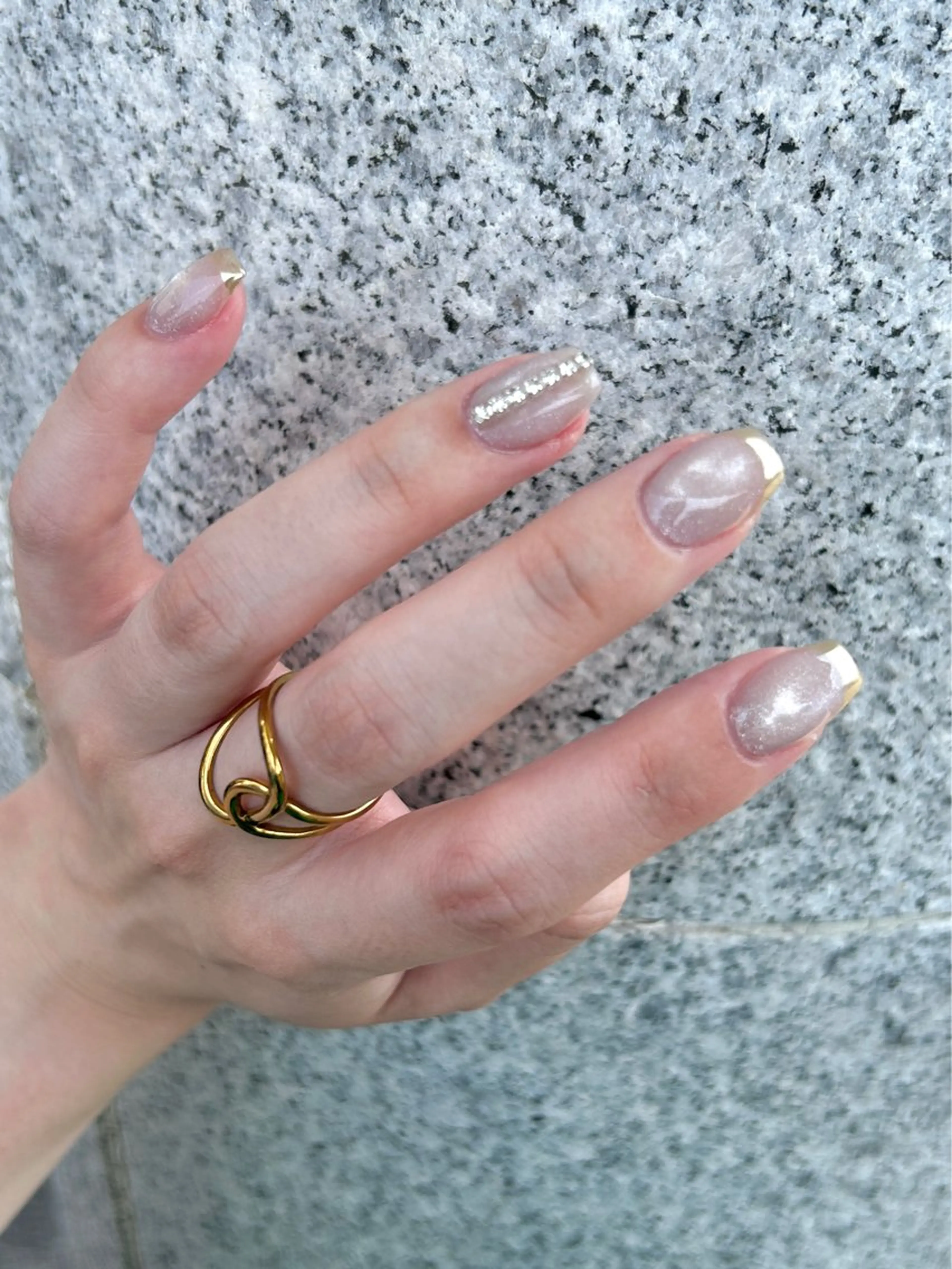 ネイル オフィスネイル スカルプネイル シンプルネイル nail salon coco no ne所属・coco no ne KANNAのネイルデザイン