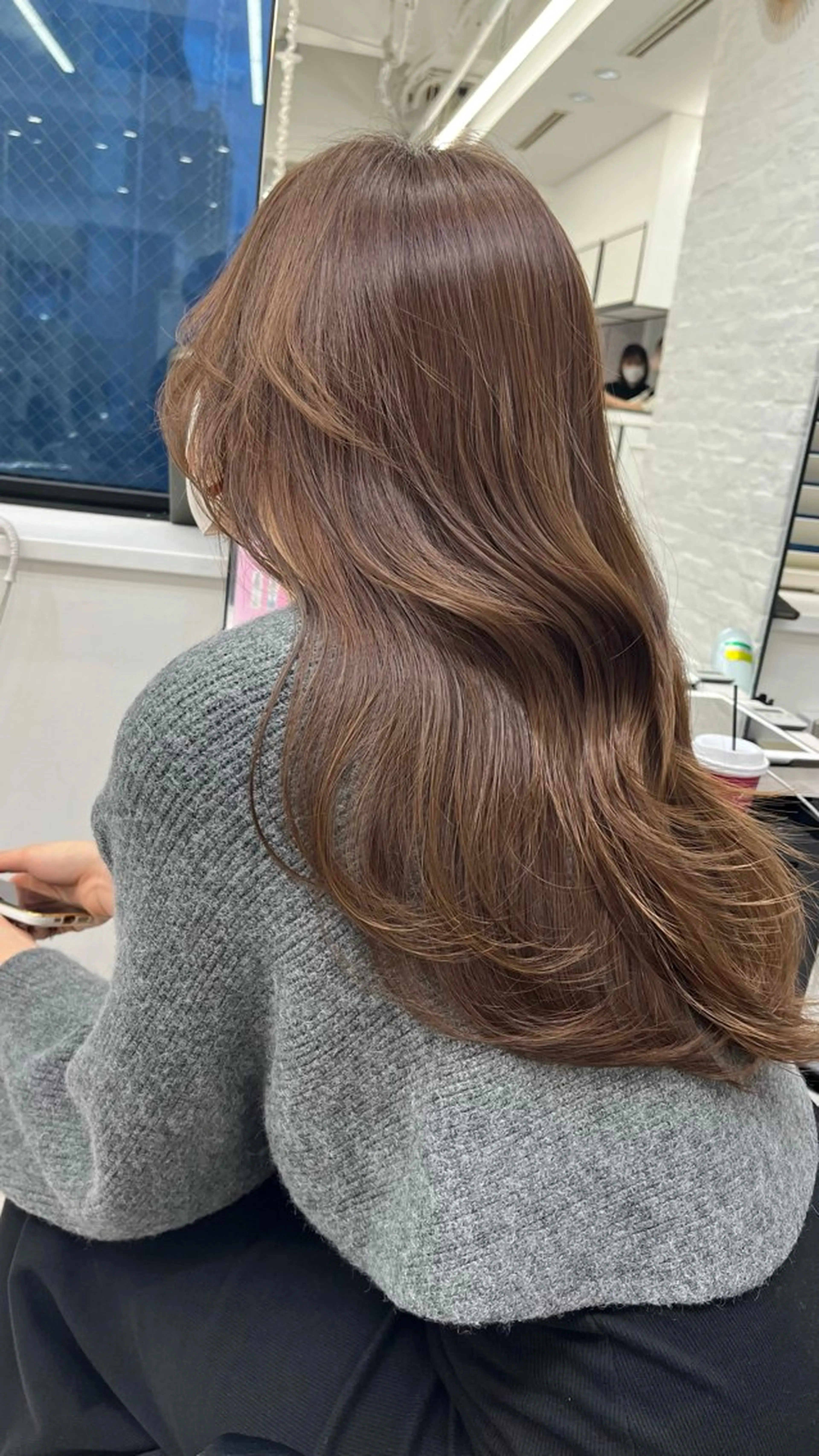 セミロング カラー パーマ ヘアアレンジ メンズ レイヤーカット 韓国ヘア×顔まわり 🇰🇷和知拓郎のヘアスタイル