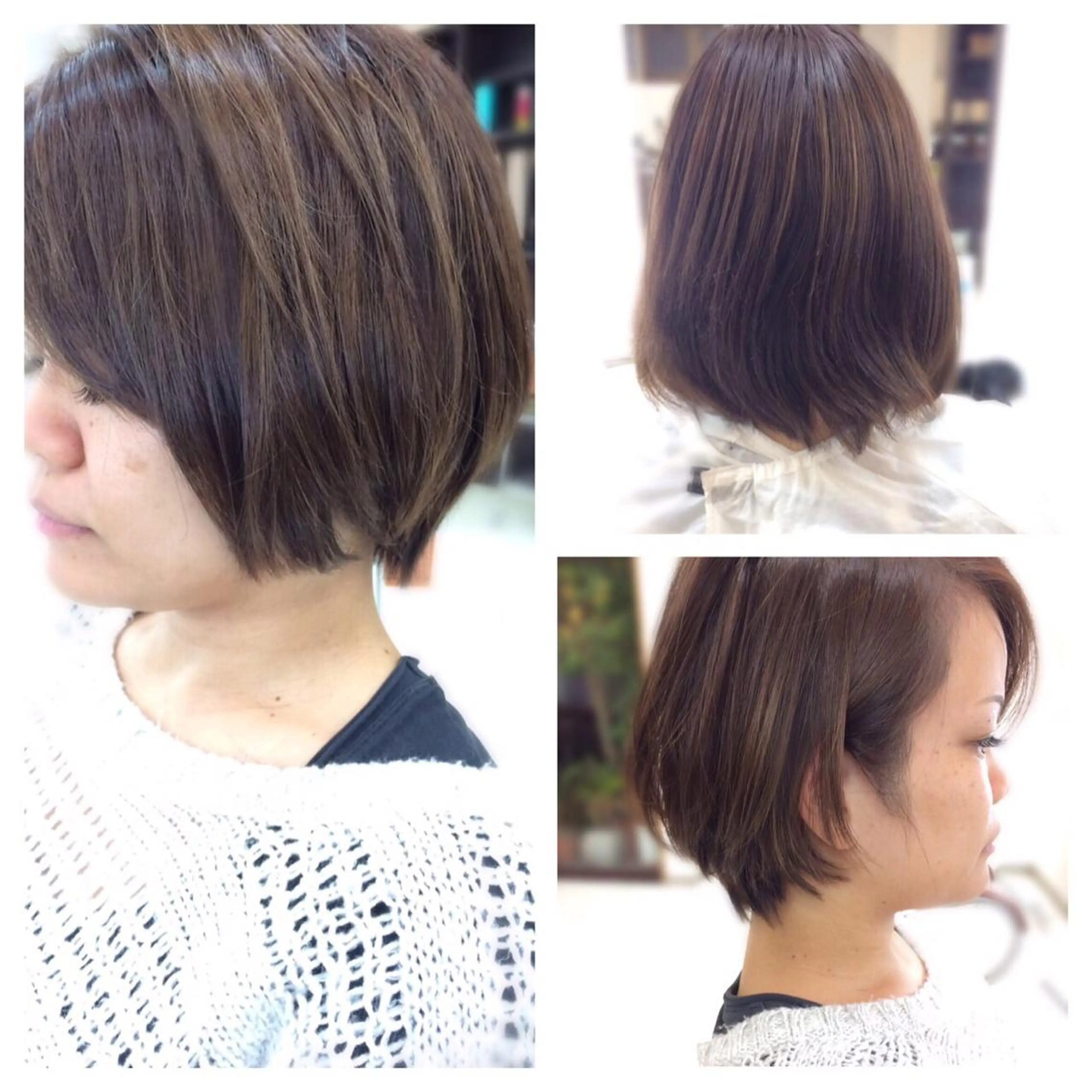 ショート ショートボブ ボブ ショートヘア いけだ ゆうのヘアスタイル
