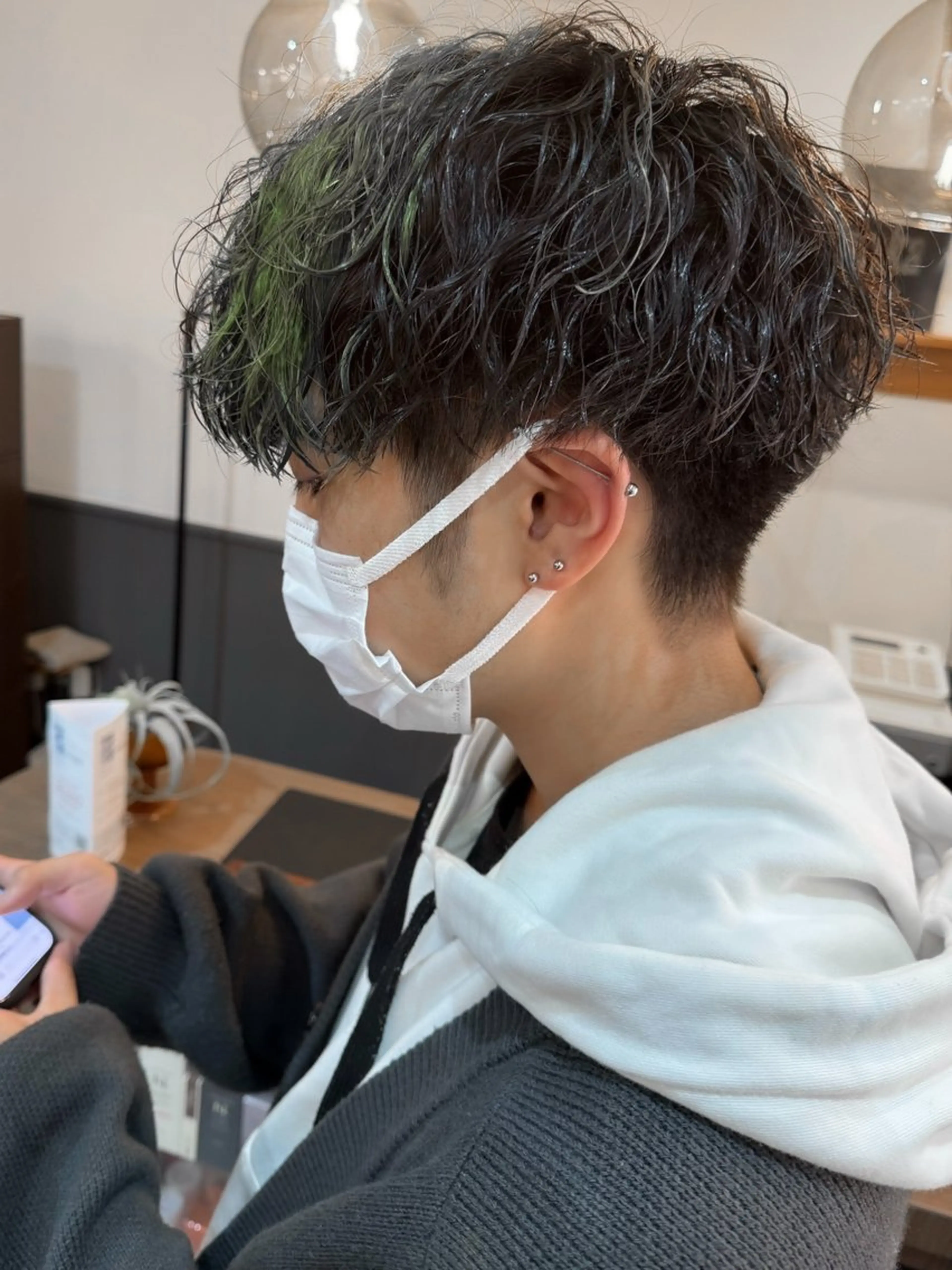 メンズ L.lanka所属・こもり なおやのヘアスタイル