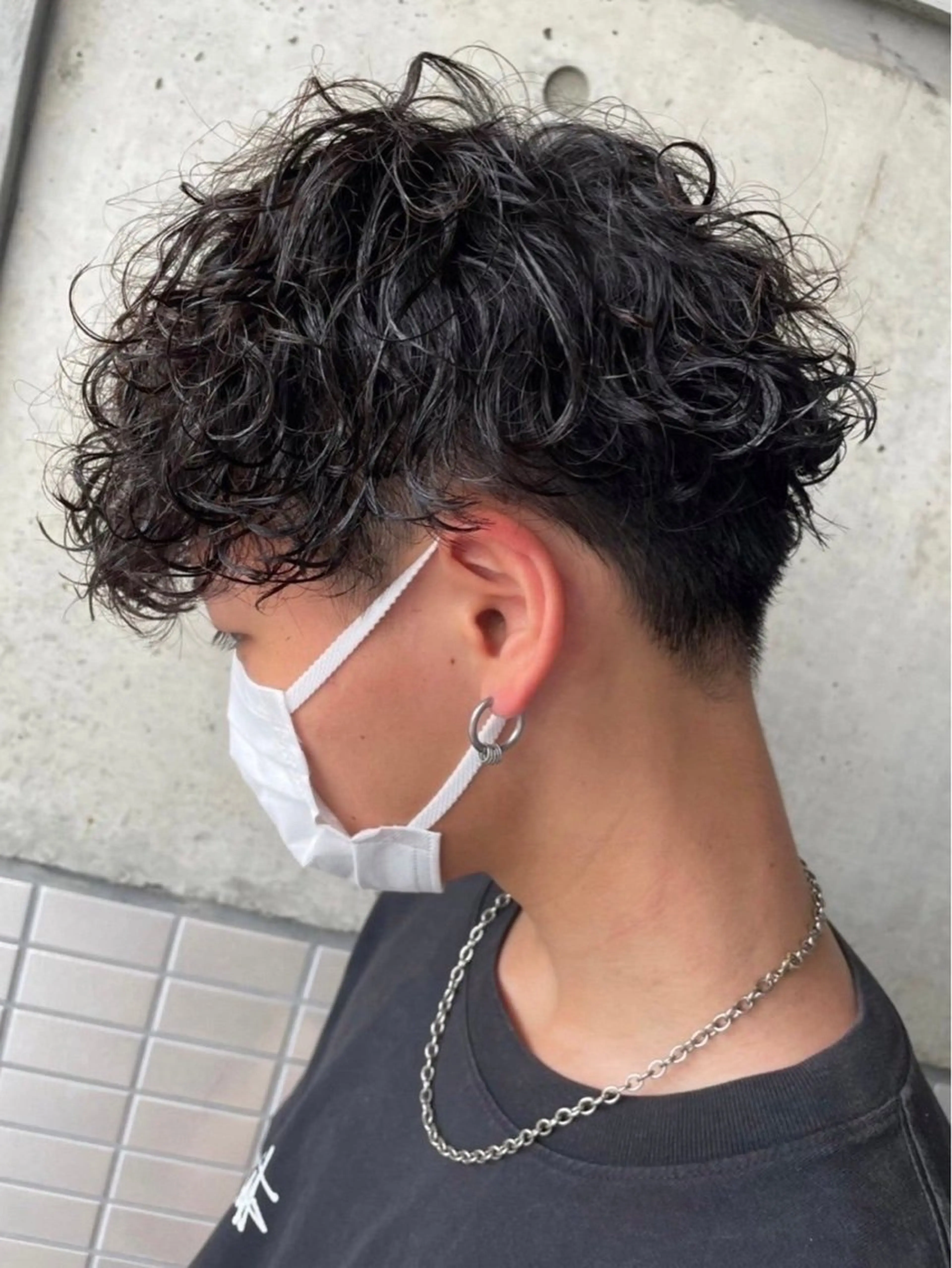 メンズ カット パーマ トリートメント 店長/藤原 季矢のヘアスタイル