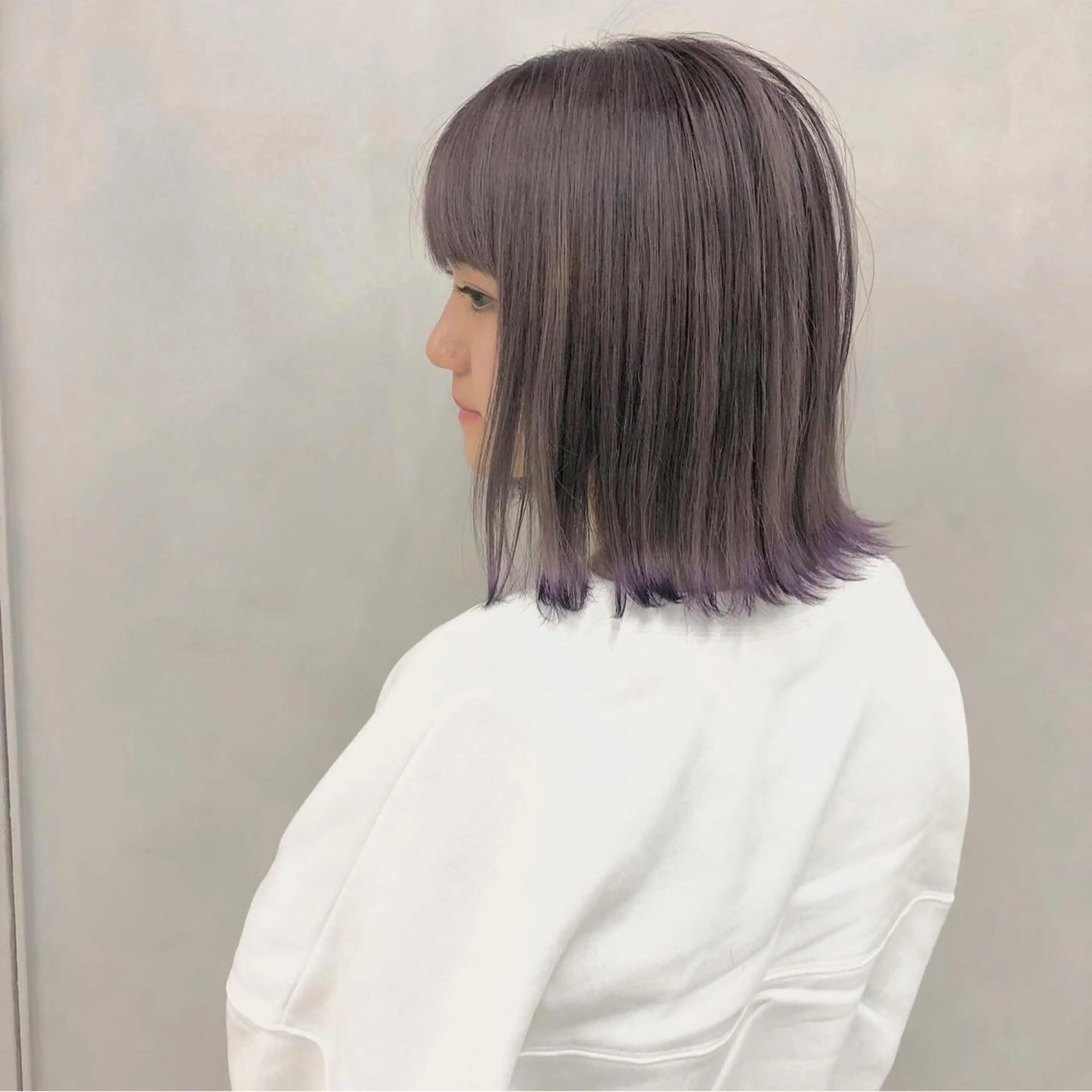 ミディアム カット ヘアカラー トリートメント 🌸ハイトーン 新田　廉 🌸のヘアスタイル
