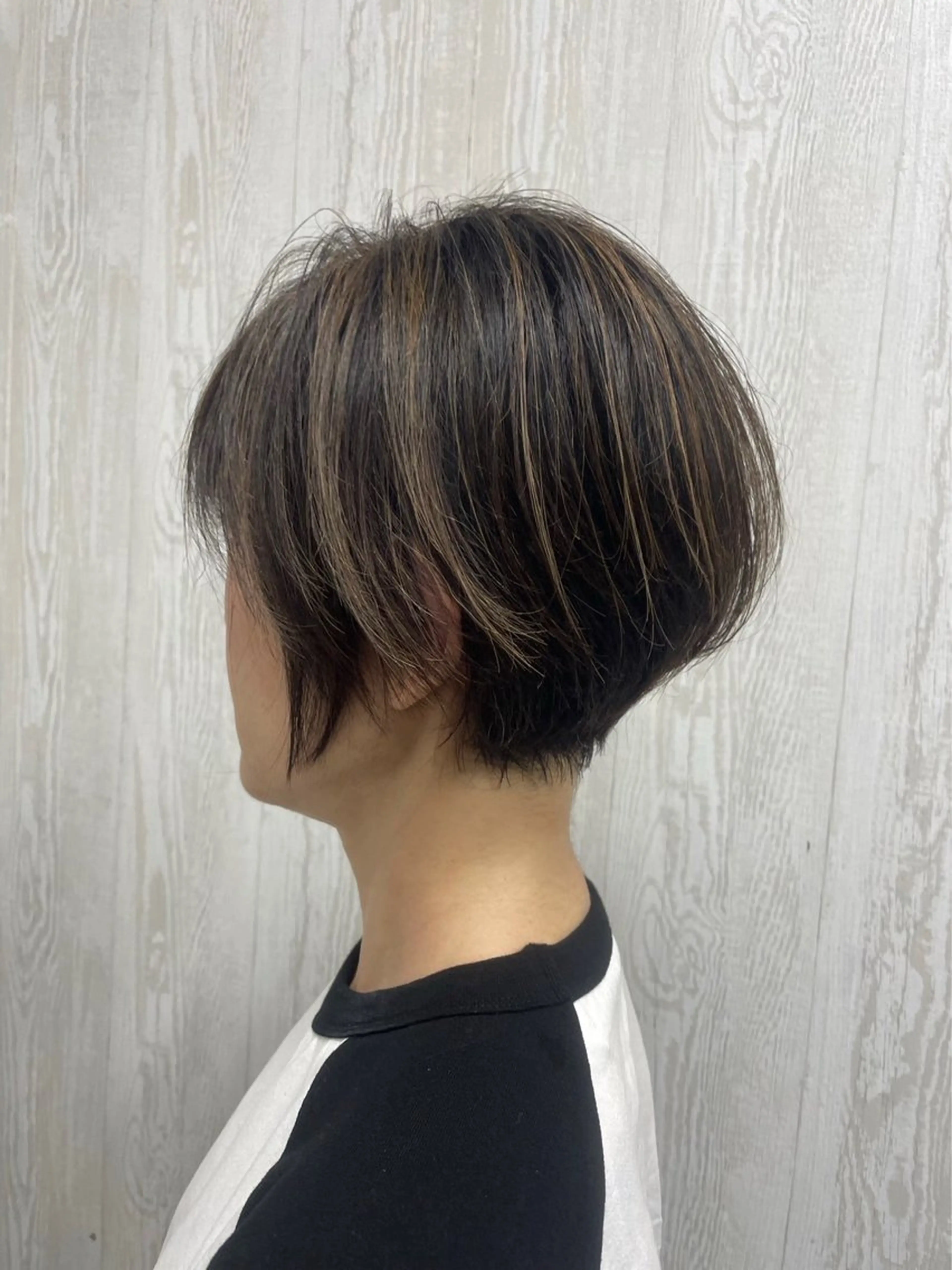 ショート カラー ヘアアレンジ カット ヘアカラー TELAHAIR 君津店所属・東 夏稀のヘアスタイル