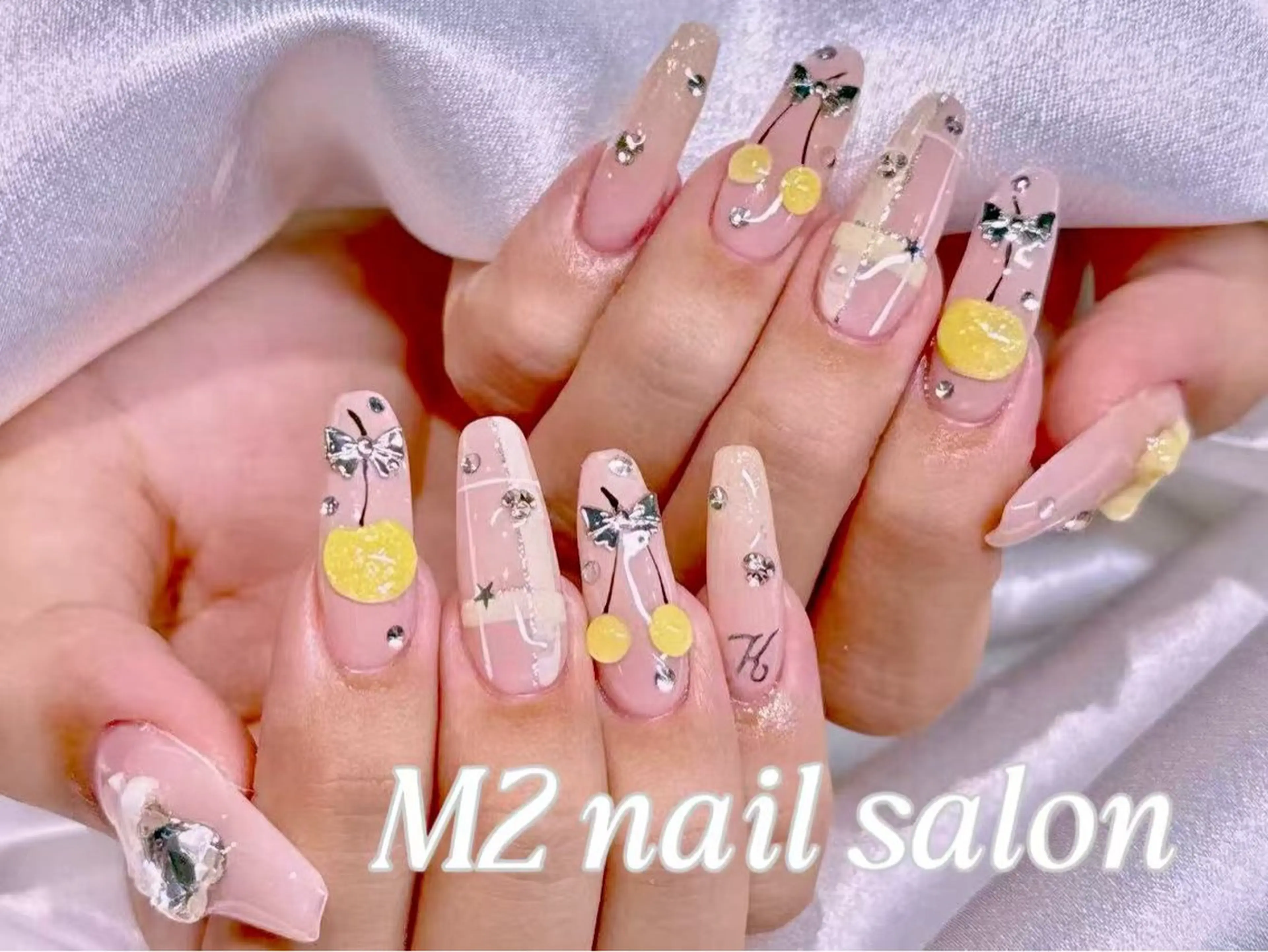 ネイル ハンドネイル 長さだし専門店 M2 rikaのネイルデザイン