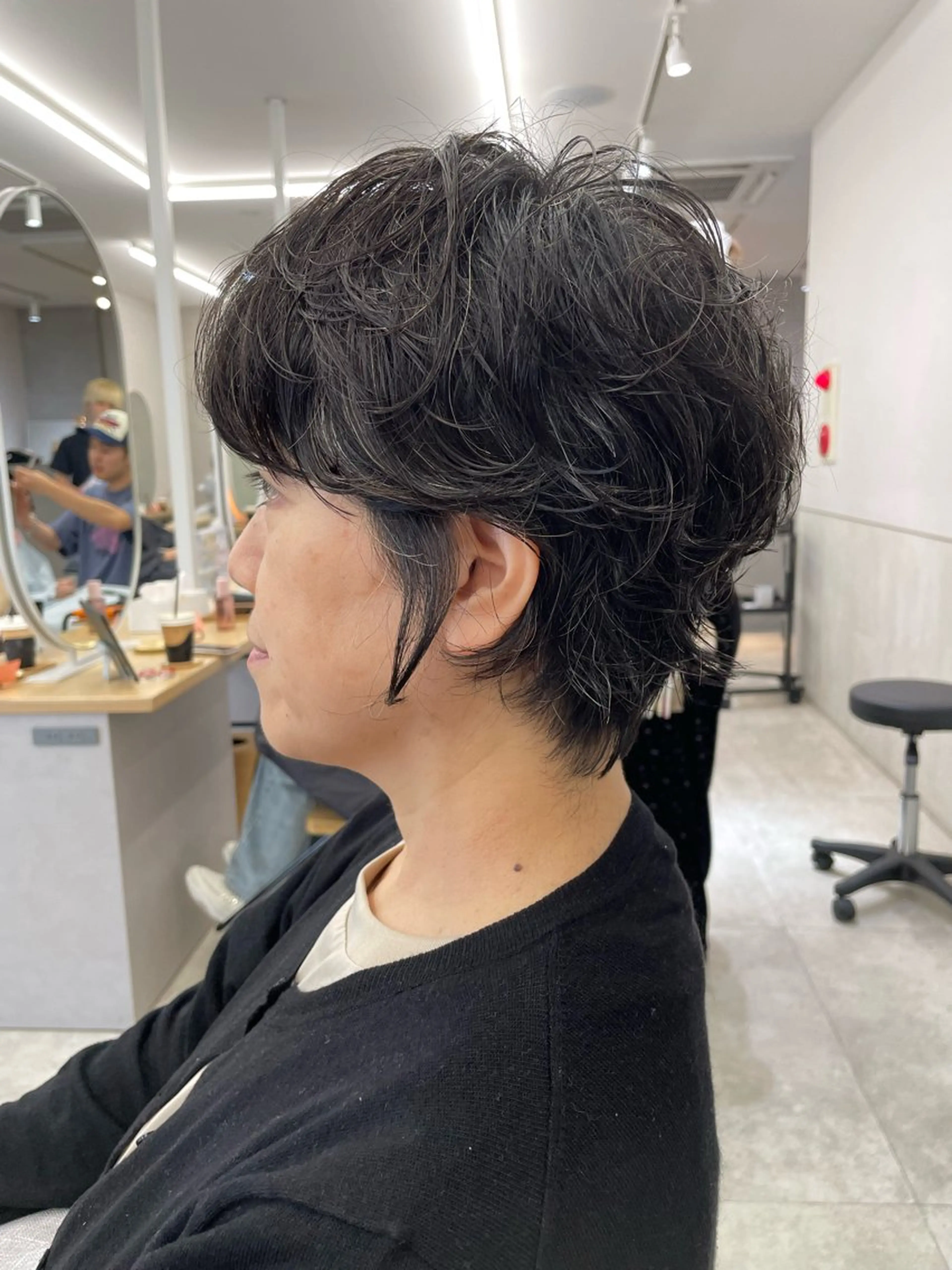 ショート パーマ うる艶トリートメント 美容師🫧SONAのヘアスタイル