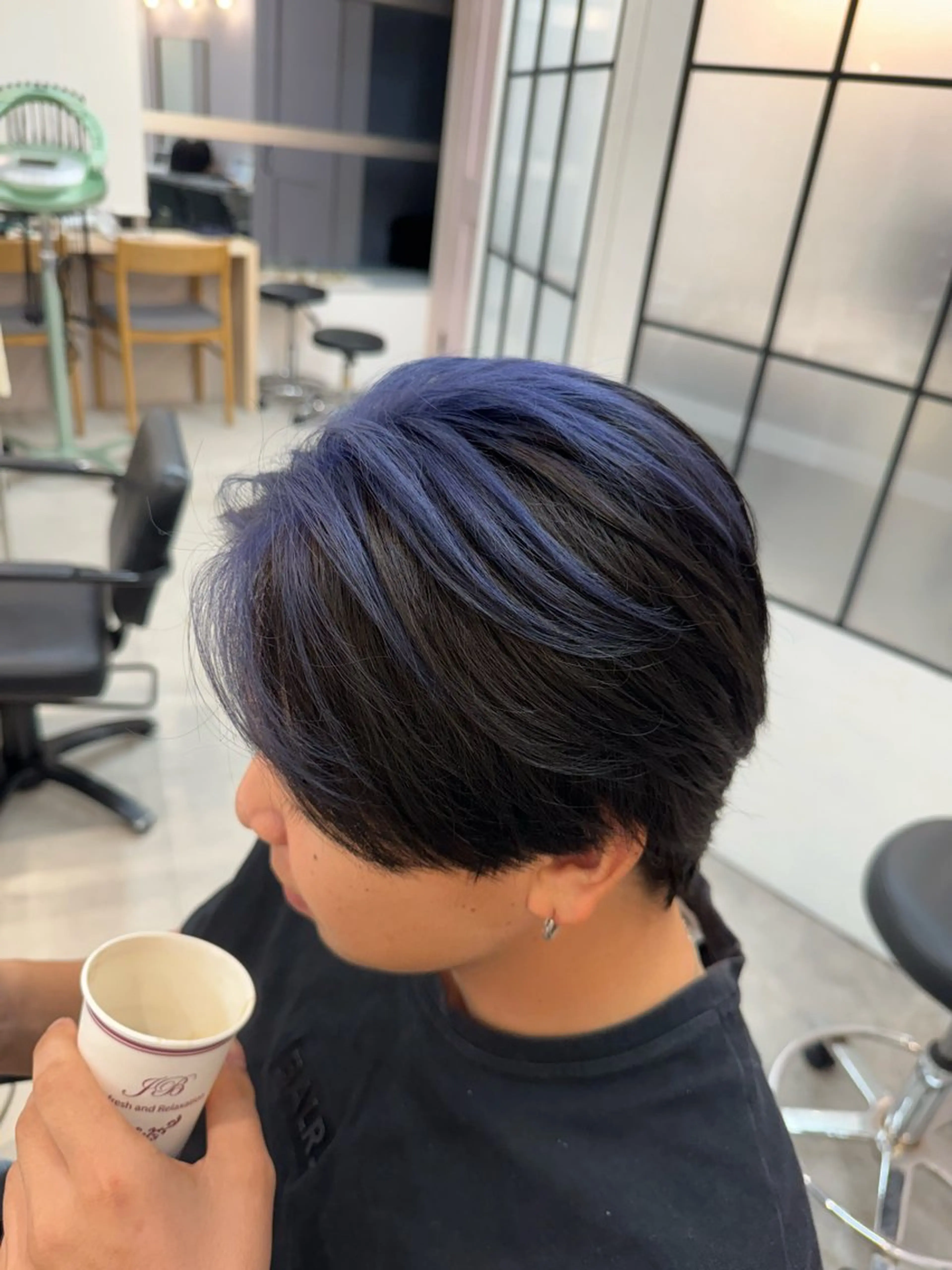 ショート カラー LallYou金山所属・田中俊/レイヤー/ 縮毛矯正のヘアスタイル