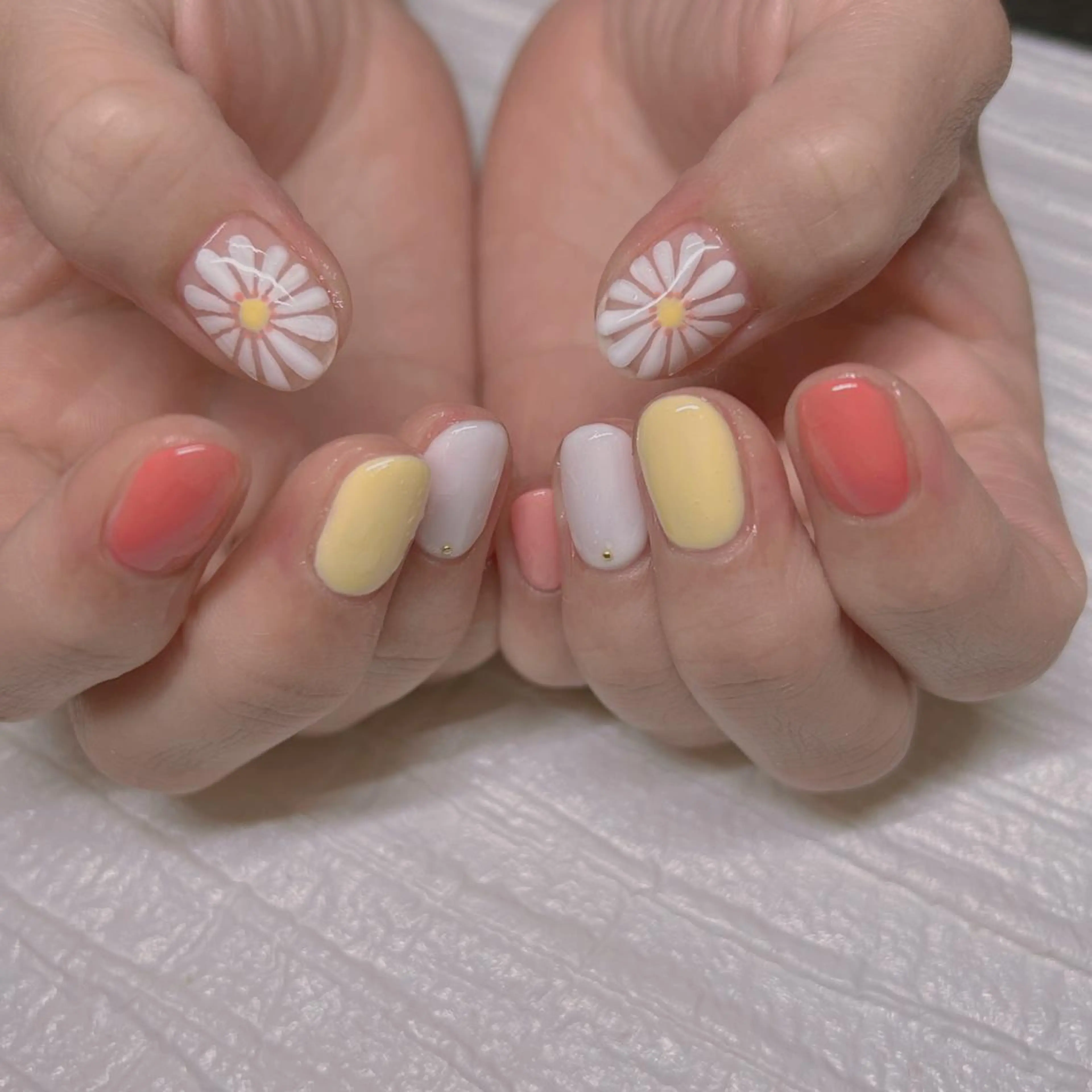 ネイル 春ネイル ハンドネイル Nail &Beauty Salon ☆Kirari☆所属・ビューティサロン ☆Kirari☆のネイルデザイン