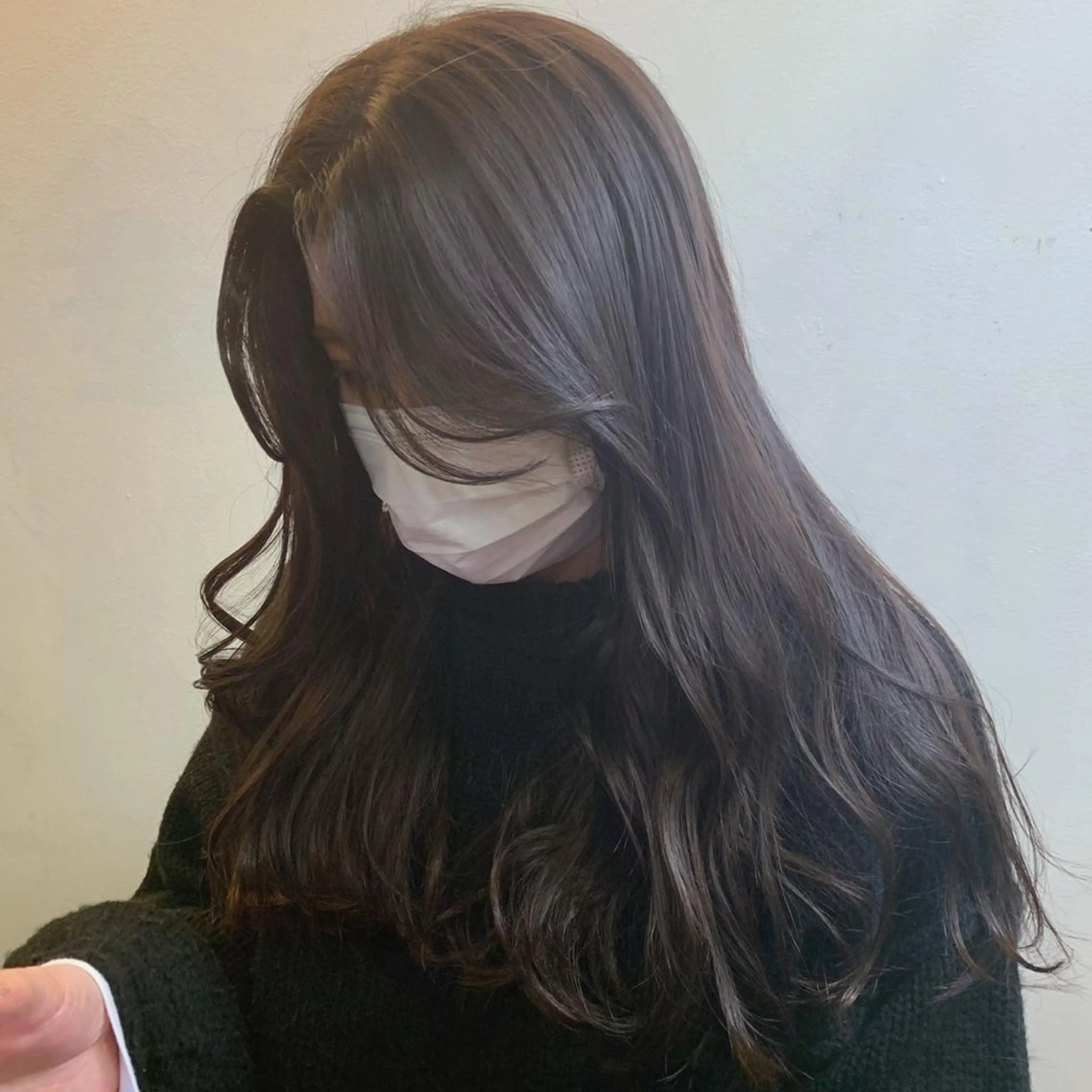 【誰でも使える】前髪カット＋カラーの写真