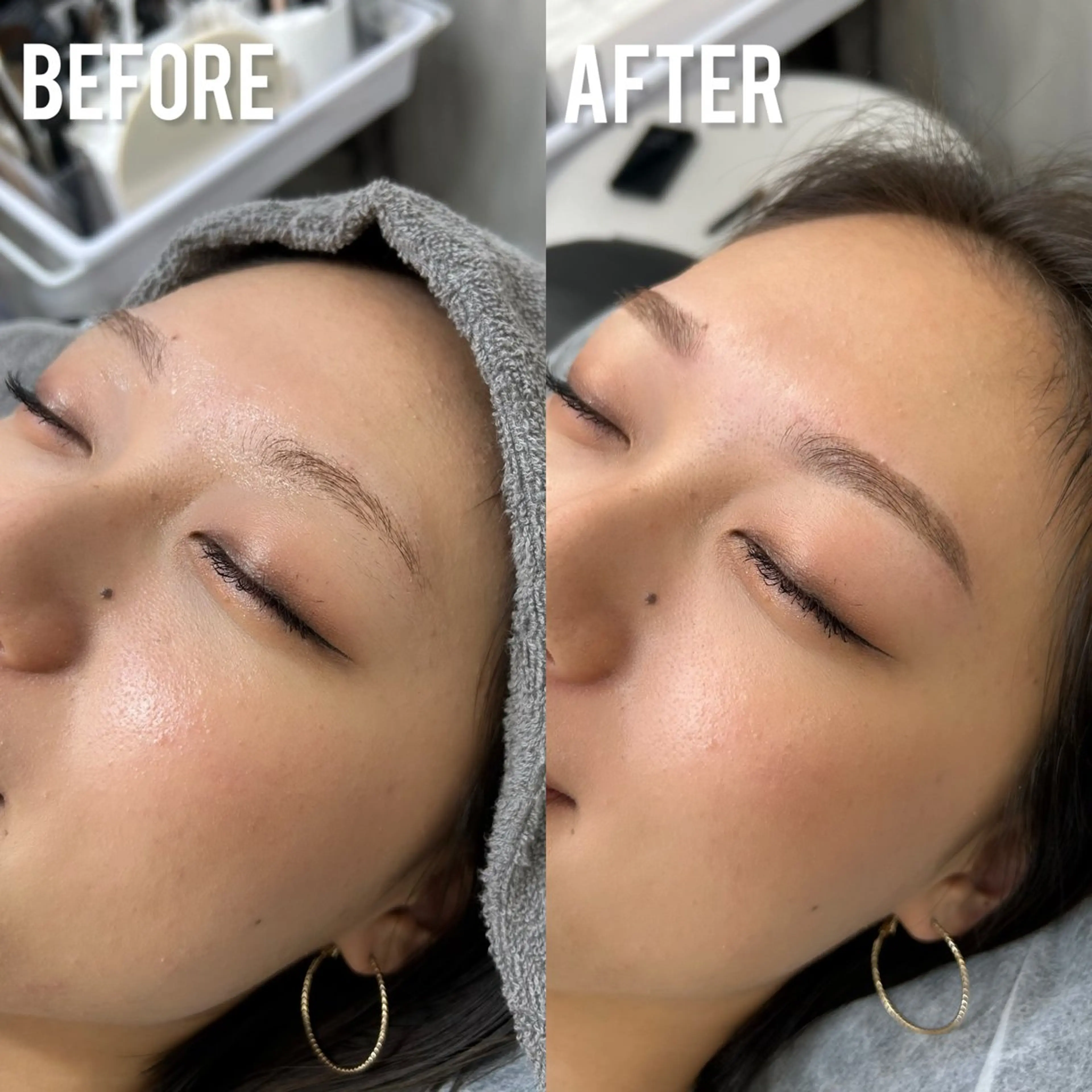 【女性限定】眉毛WAX+HBL（毛流れ矯正)の写真