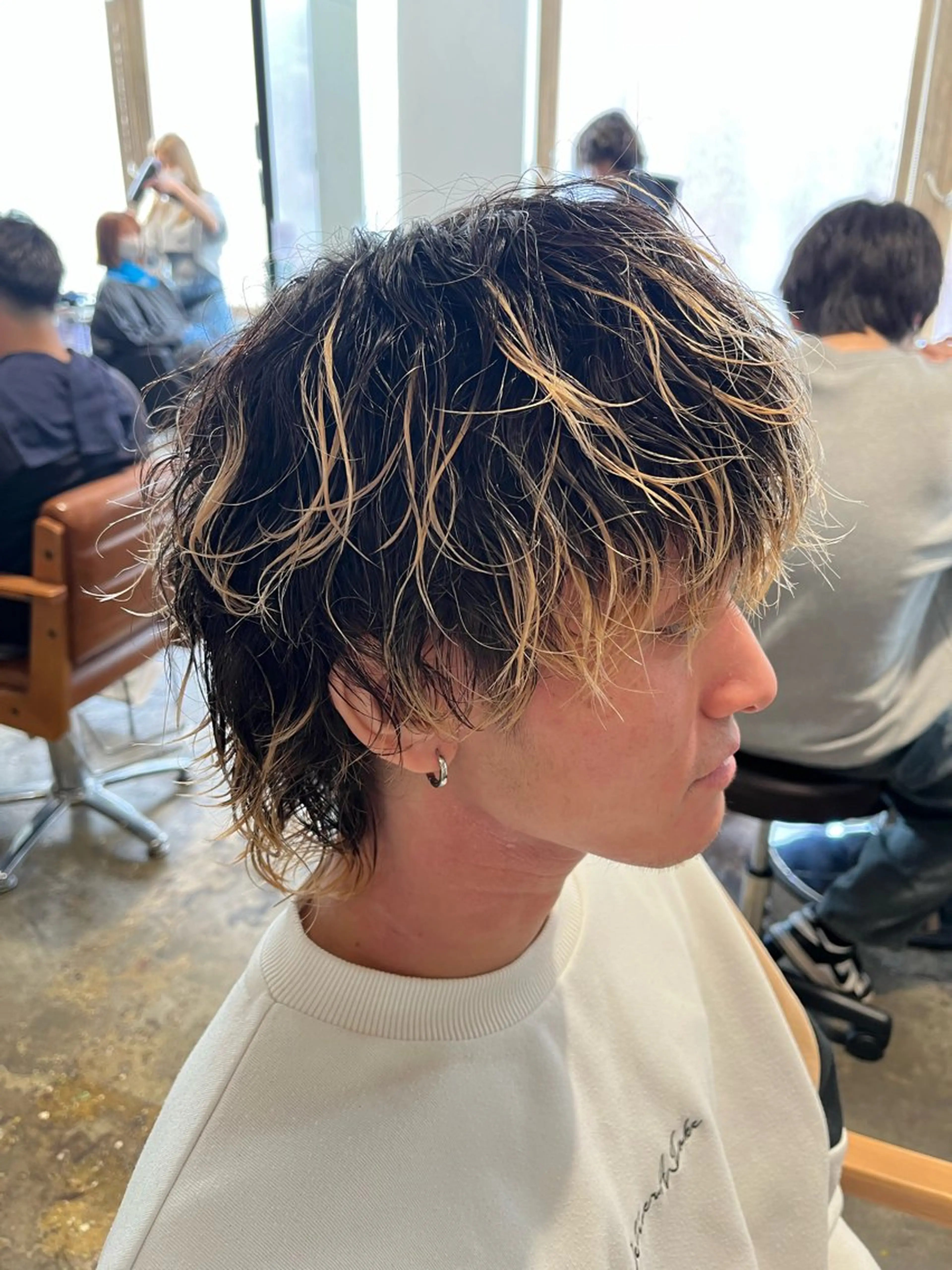 ショート パーマ メンズ メンズブリーチ メンズパーマ カット パーマ トリートメント パーマ指名👑No. 1/koutaのヘアスタイル