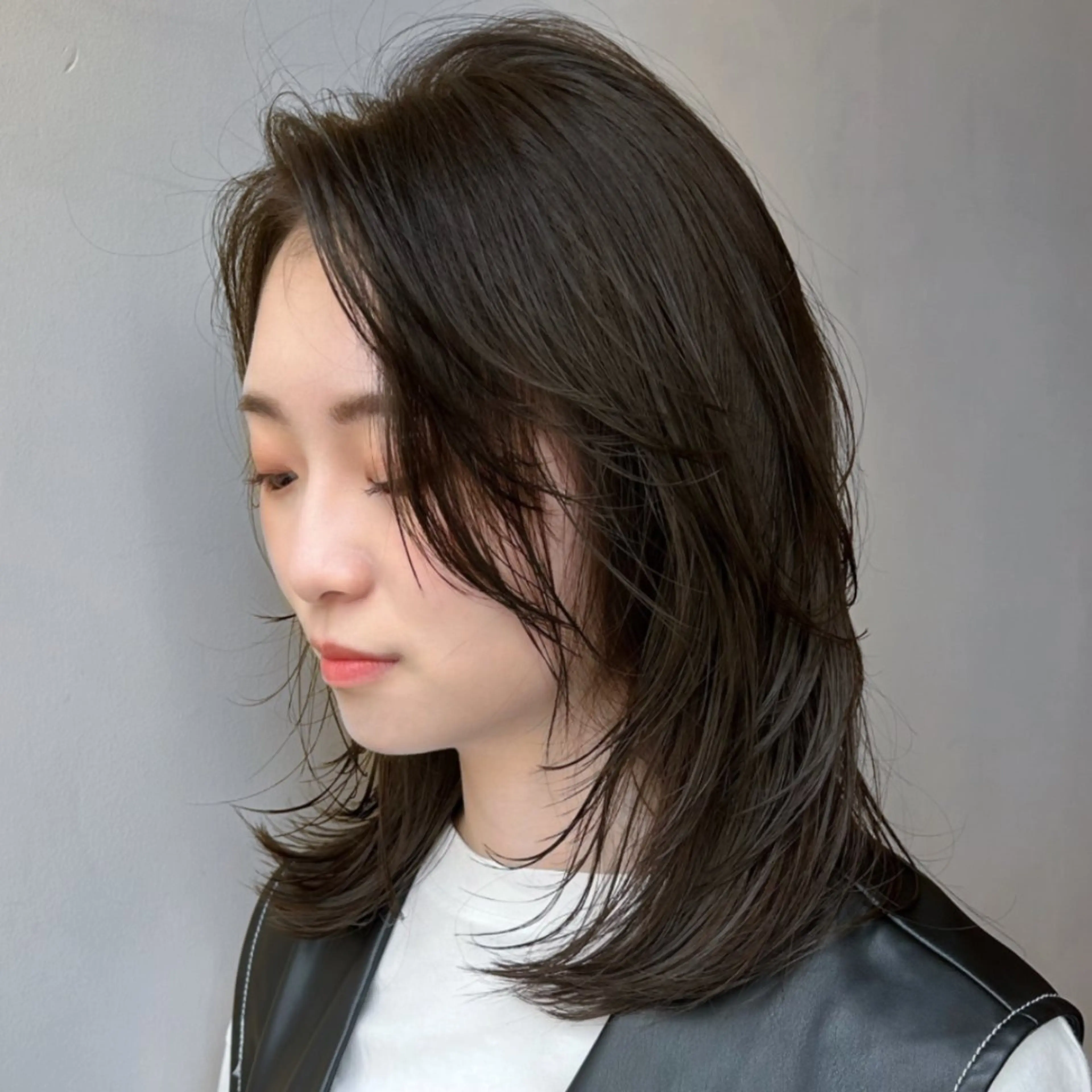 ミディアム カラー カット ヘッドスパ 海外風レイヤー💋 sanaのヘアスタイル