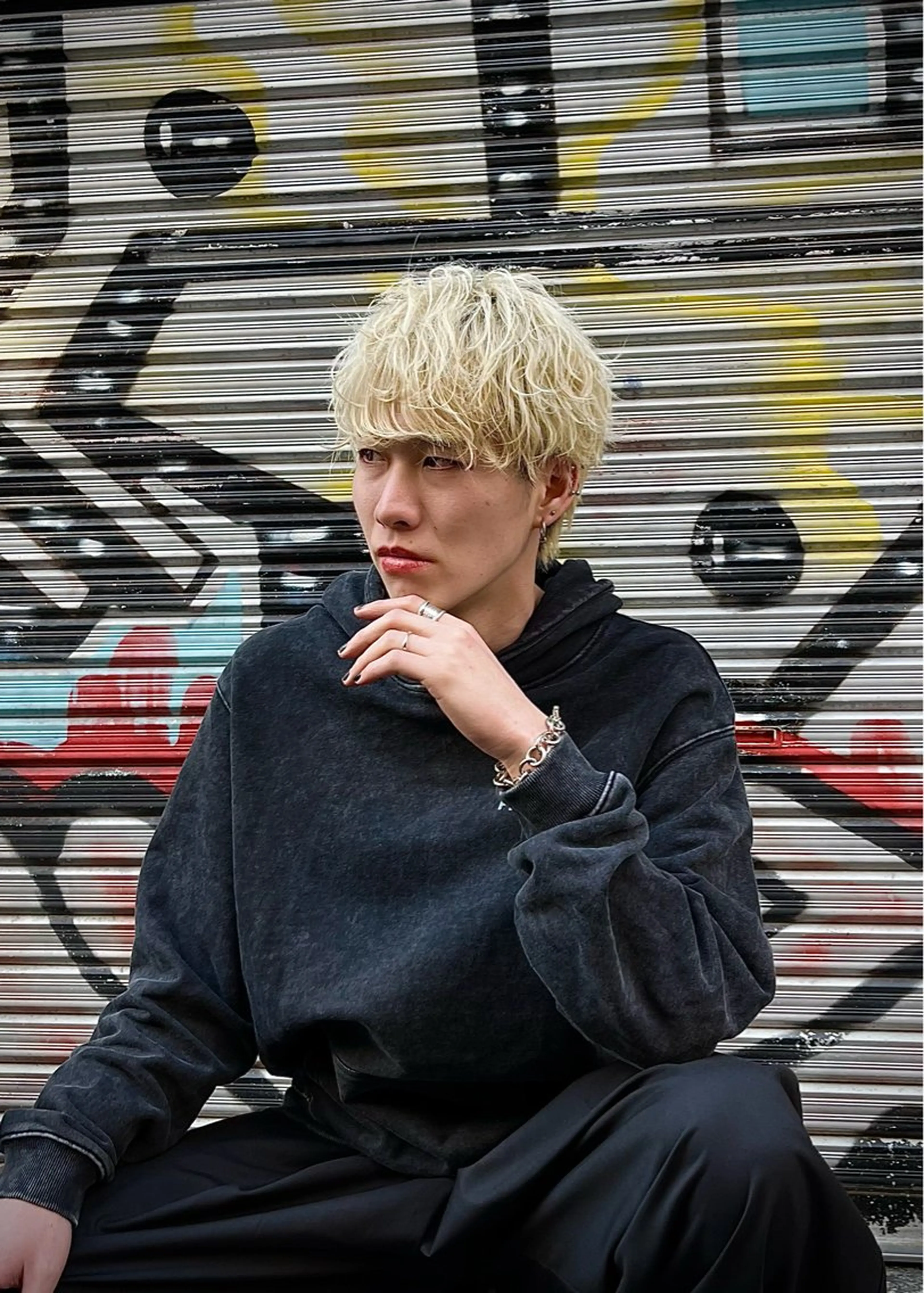 ショート カラー カット ヘアカラー TAYA 心斎橋所属・山本 聖真のヘアスタイル