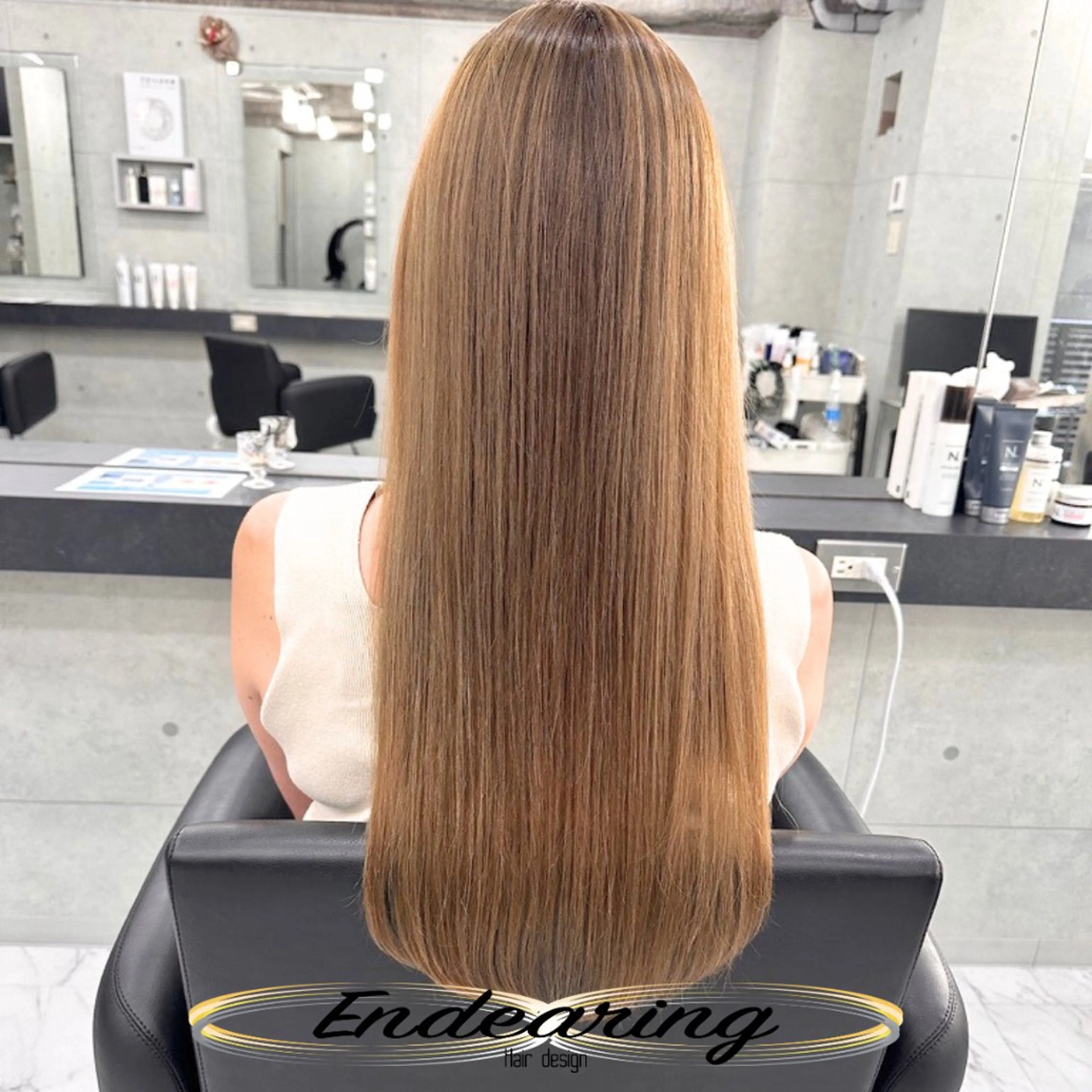 ロング 外国人風カラー ロング カット ヘアカラー Endearing【エンディアリング】所属・Endearing 銀座/レイヤーカットのその他イメージ