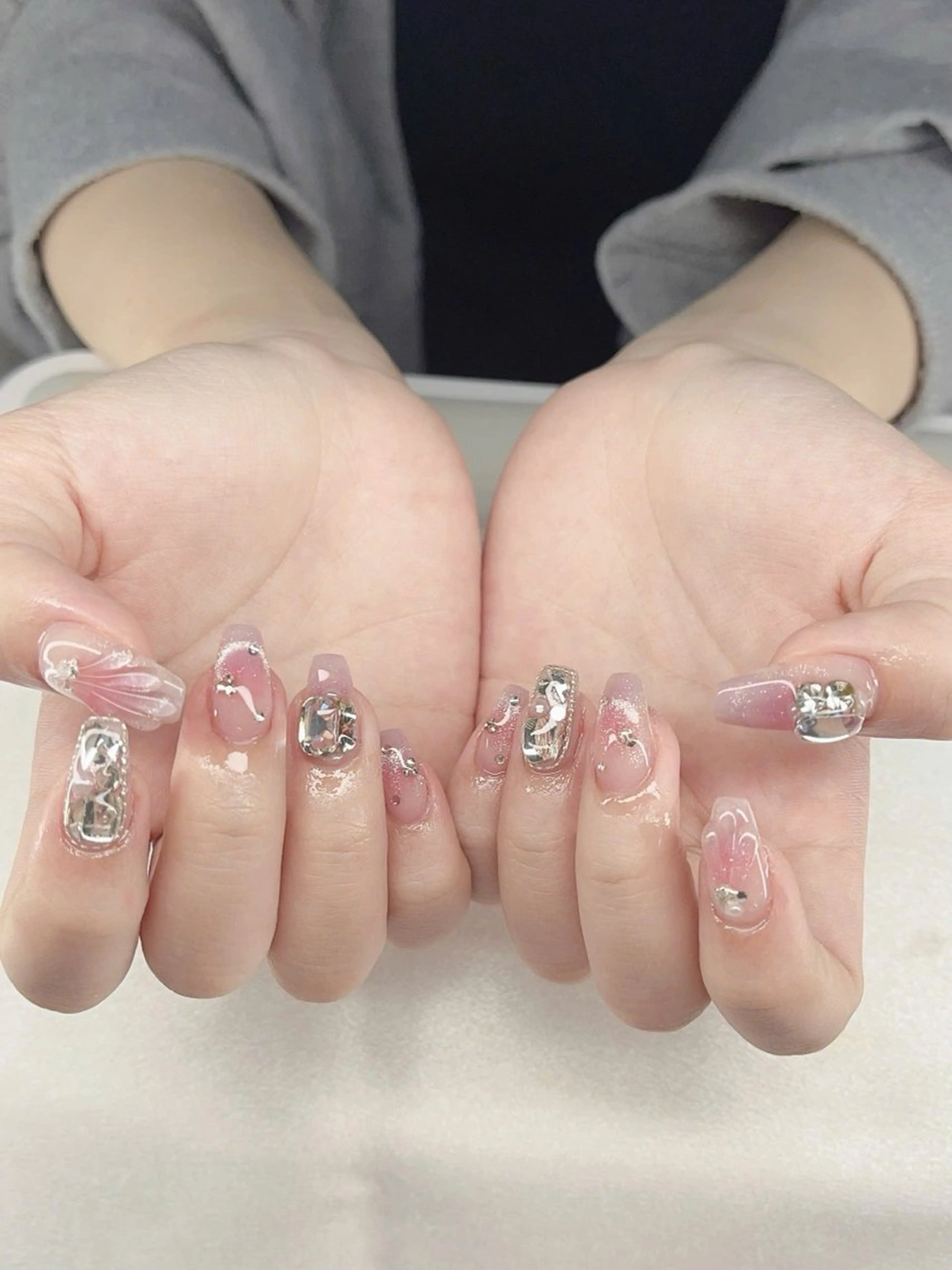 ネイル アニマル柄 オーロラネイル チークネイル フラッシュネイル ジェルネイル ハンドネイル T.A Nail Salon所属・T.A Nail Salonのその他イメージ
