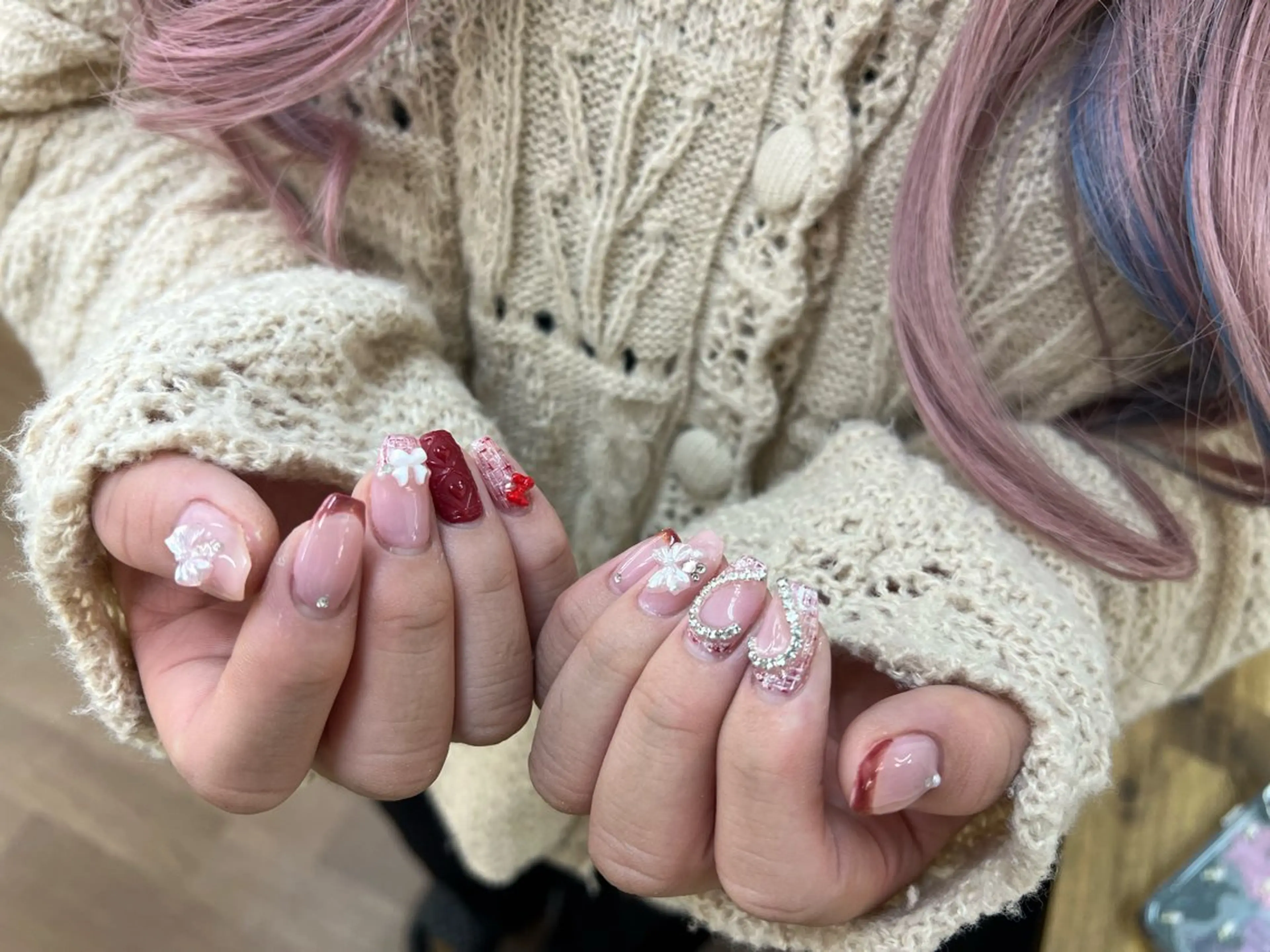 ネイル アートネイル 持ち込み 🌺新小岩VILL Asa.のネイルデザイン