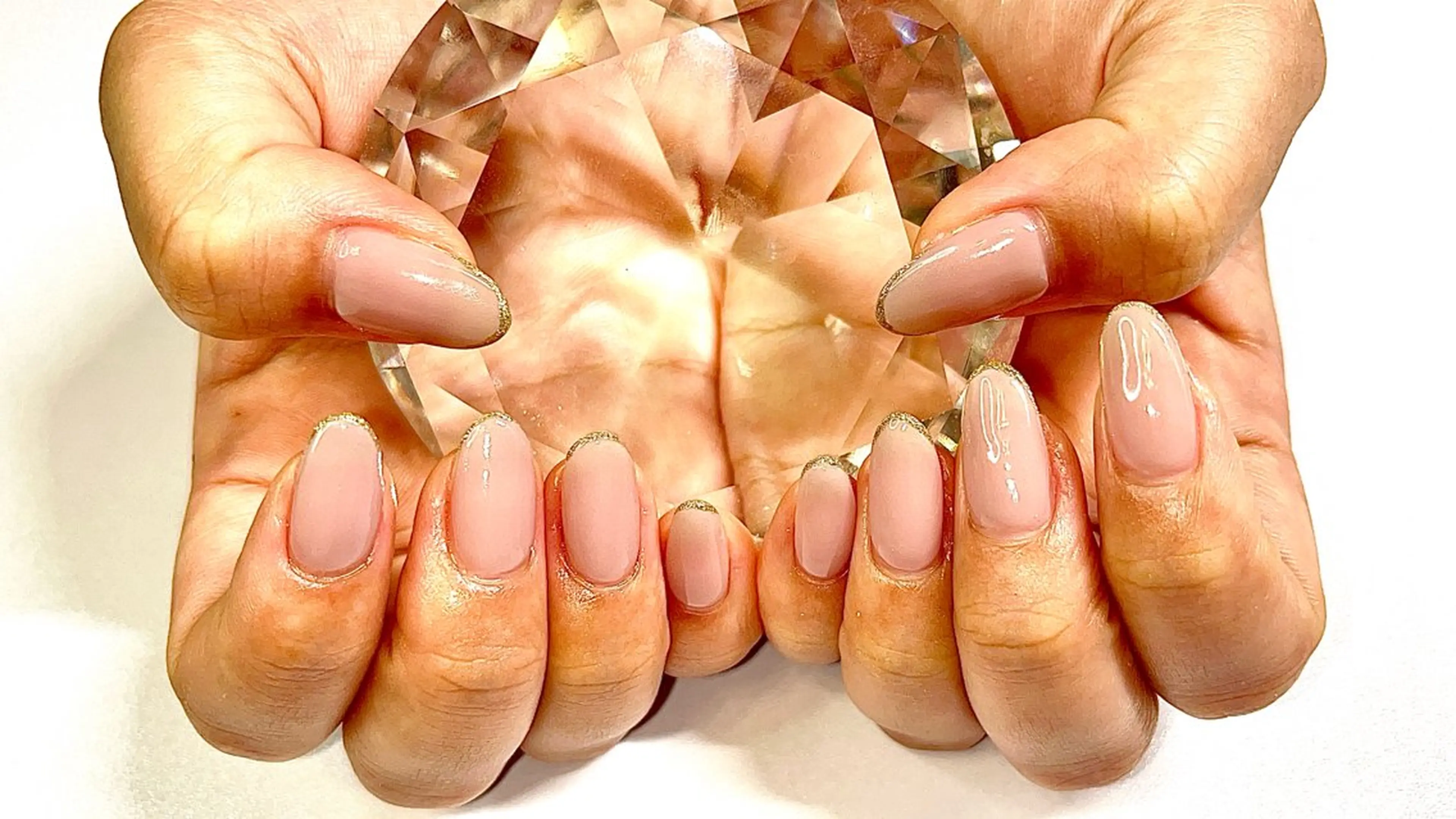 ネイル ラメ(グリッター) オフィスネイル ワンカラーネイル シンプルネイル ワンホンネイル ハンドネイル N's Nailのネイルデザイン