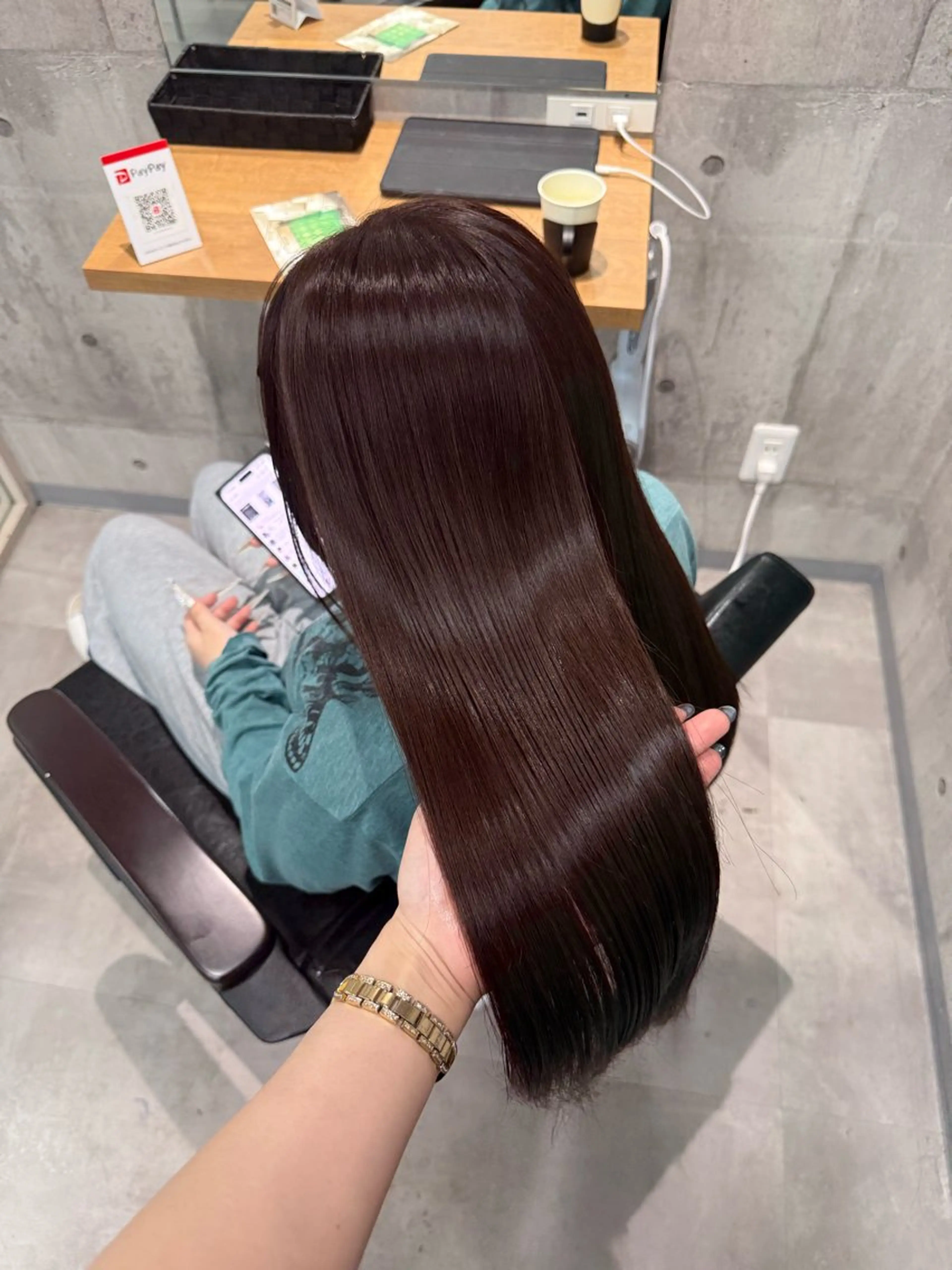 ロング カット ヘアカラー トリートメント ayano /レイヤー/暖色のヘアスタイル