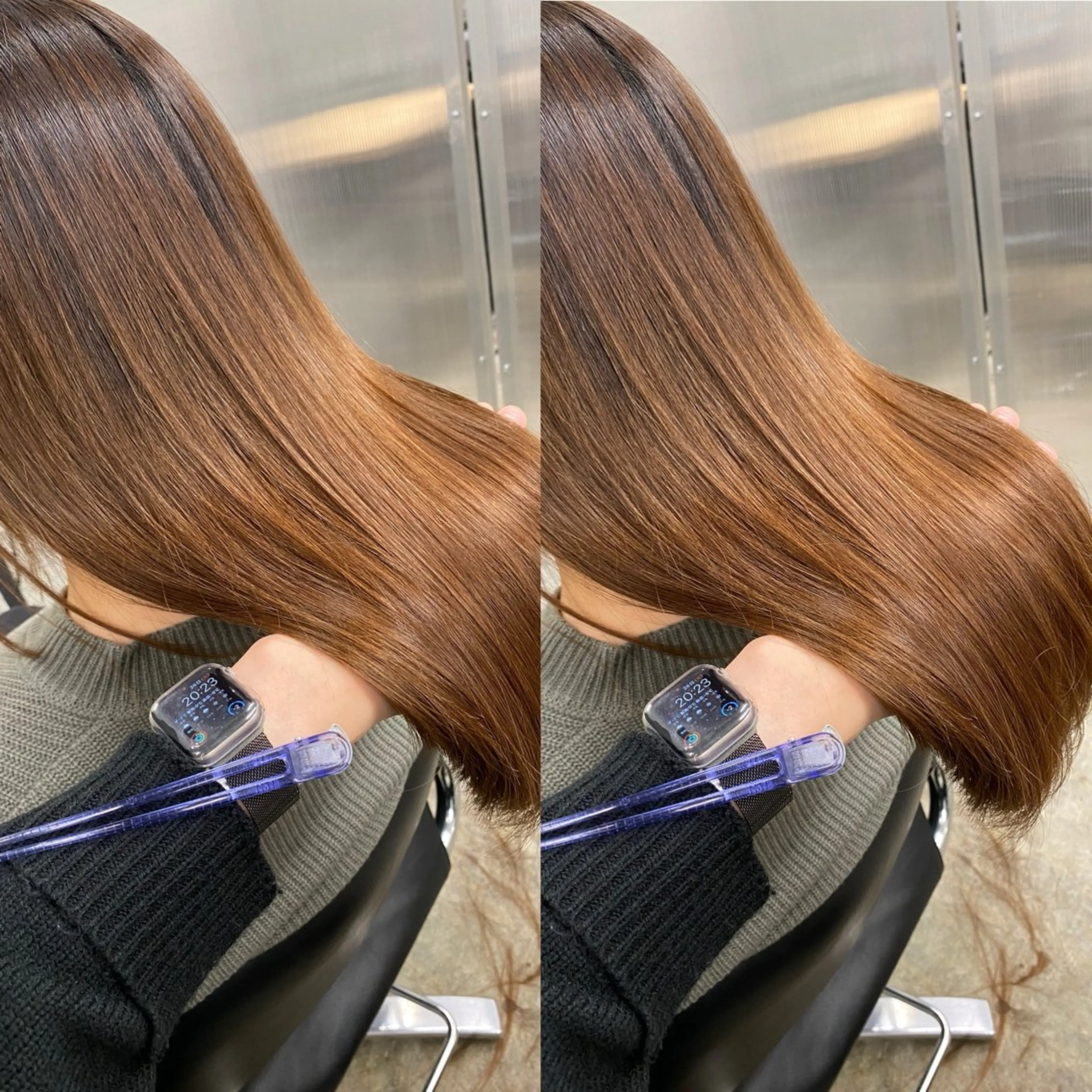 ロング カット 縮毛矯正 トリートメント WERULE pivot cross店所属・髪質改善/岡崎 亮のヘアスタイル