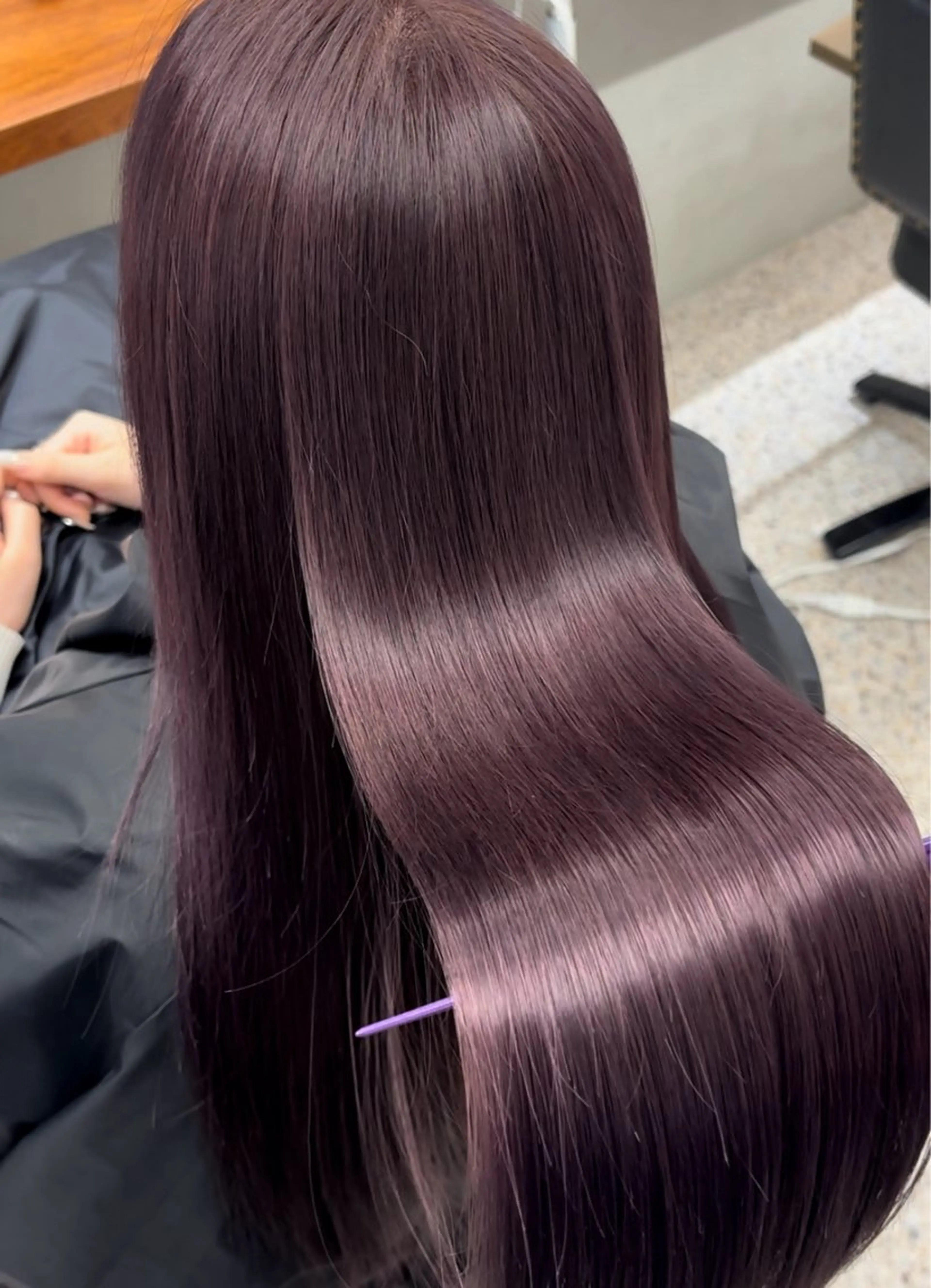 ロング ハイトーン/ラベンダ ー/ユイナ🪄のヘアスタイル