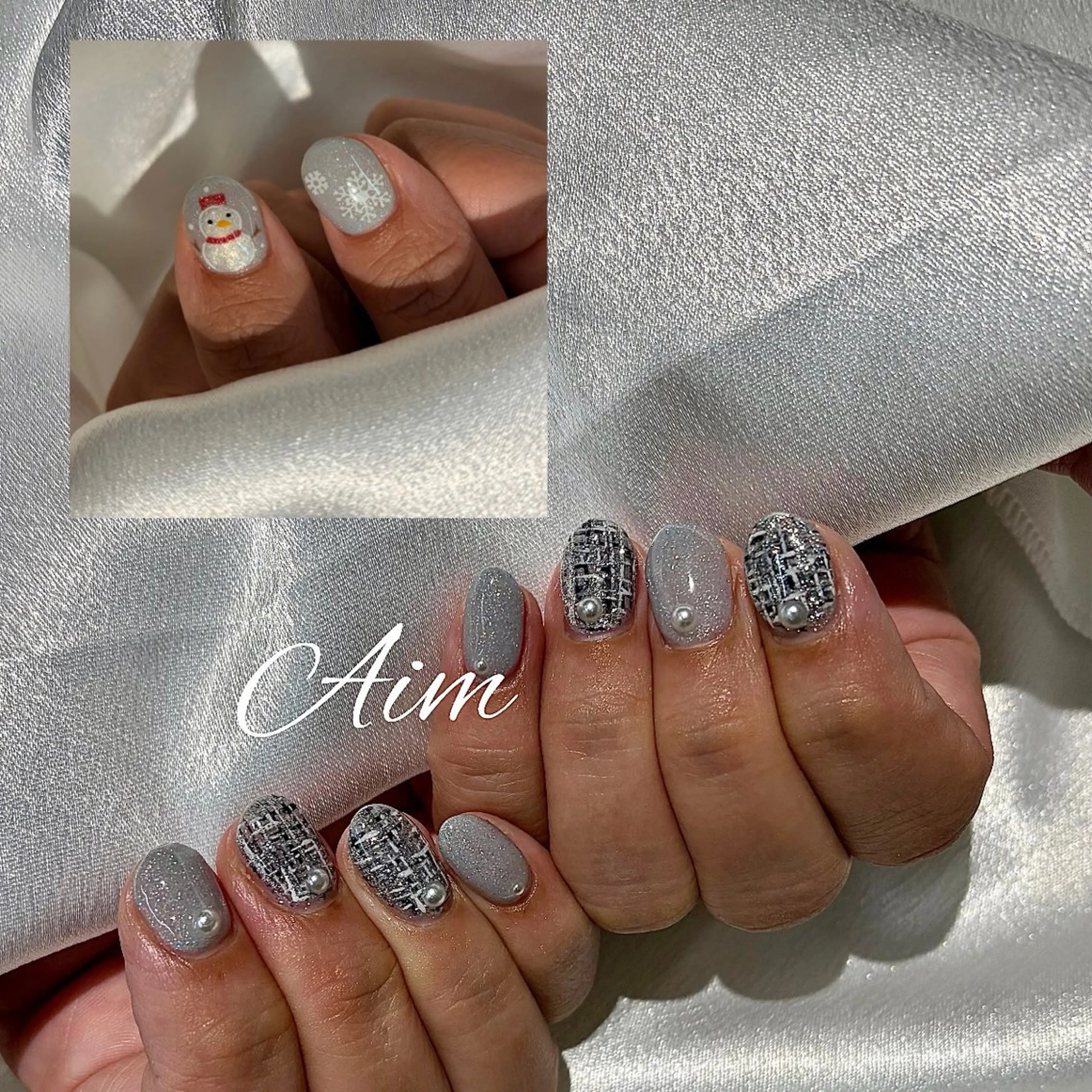 ネイル ハンドネイル ネイルサロンAim河原町[ヘアセット　ヘアエクステ　着付　専門店]所属・Aim🌿 kanaのネイルデザイン