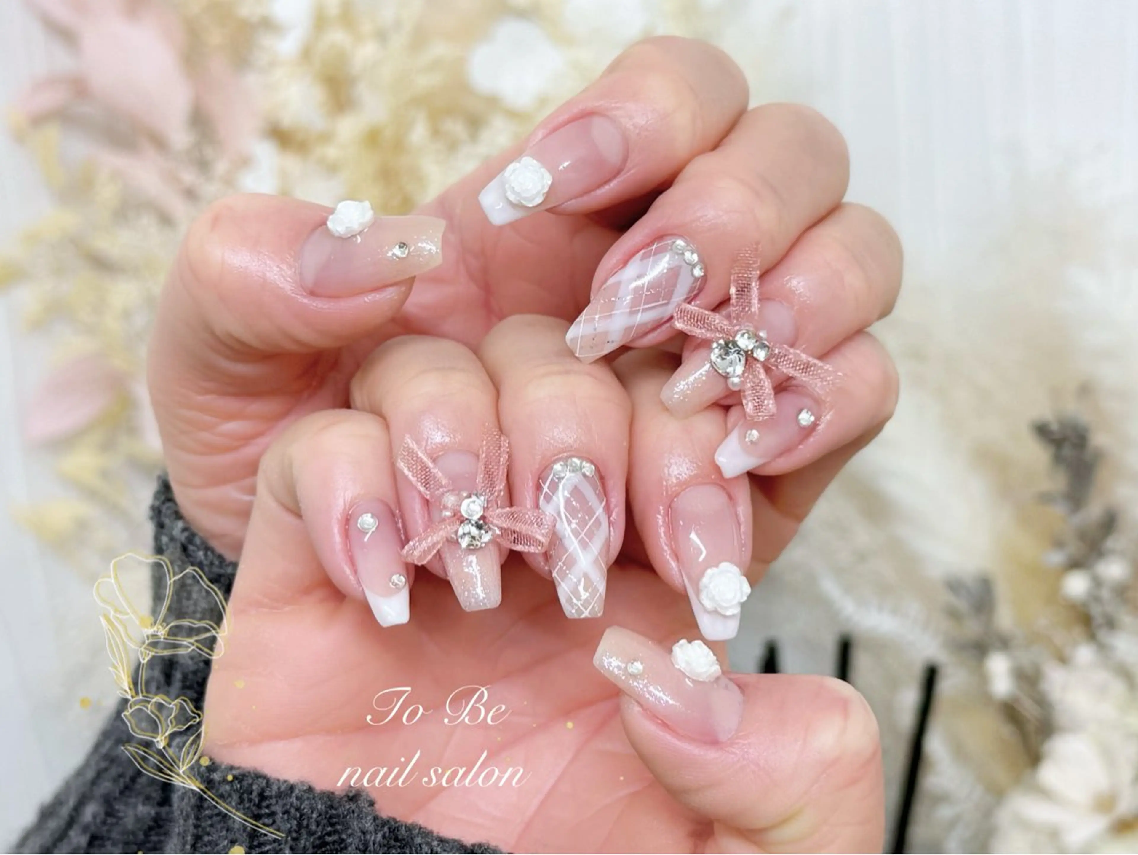 ネイル ハンドネイル Nail Salon To Be珈月のネイルデザイン