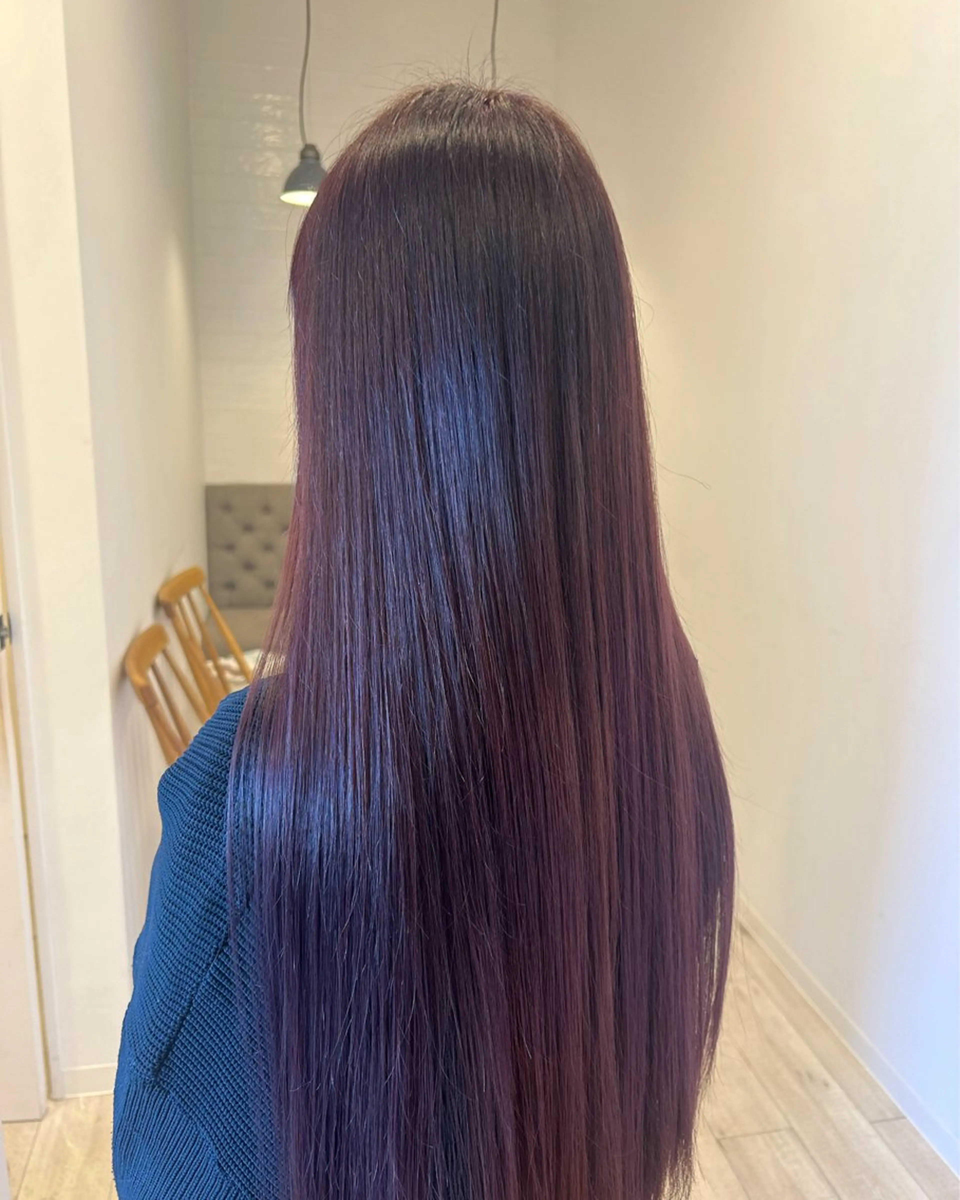 ロング カラー ブリーチ ダブルカラー ブリーチなしカラー ヘアカラー トリートメント レイヤーカット/長岡 グレージュ/マユ🎀のヘアスタイル