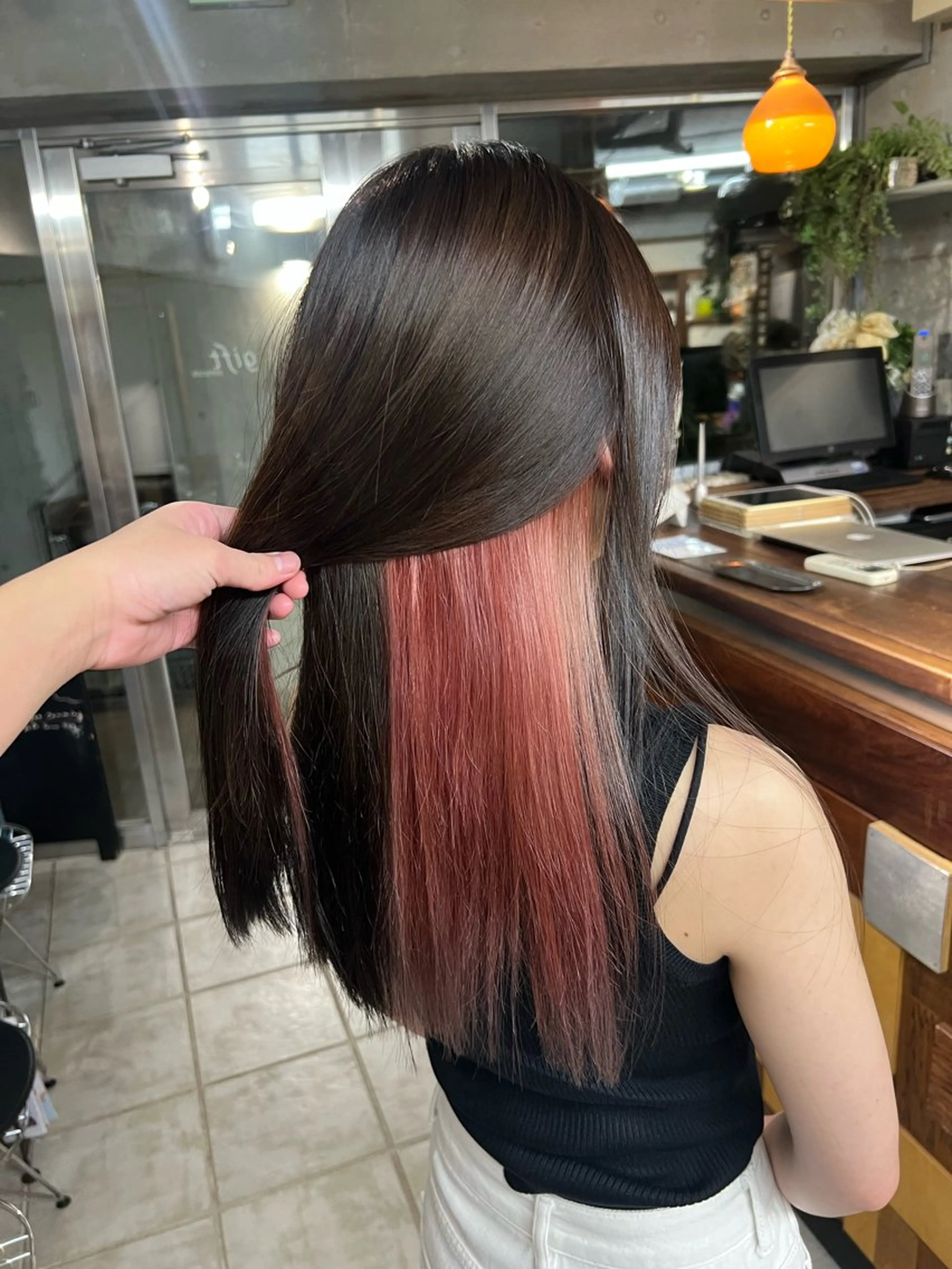 ロング 土田かほ/当日可🎀 透明感カラー🍃のヘアスタイル