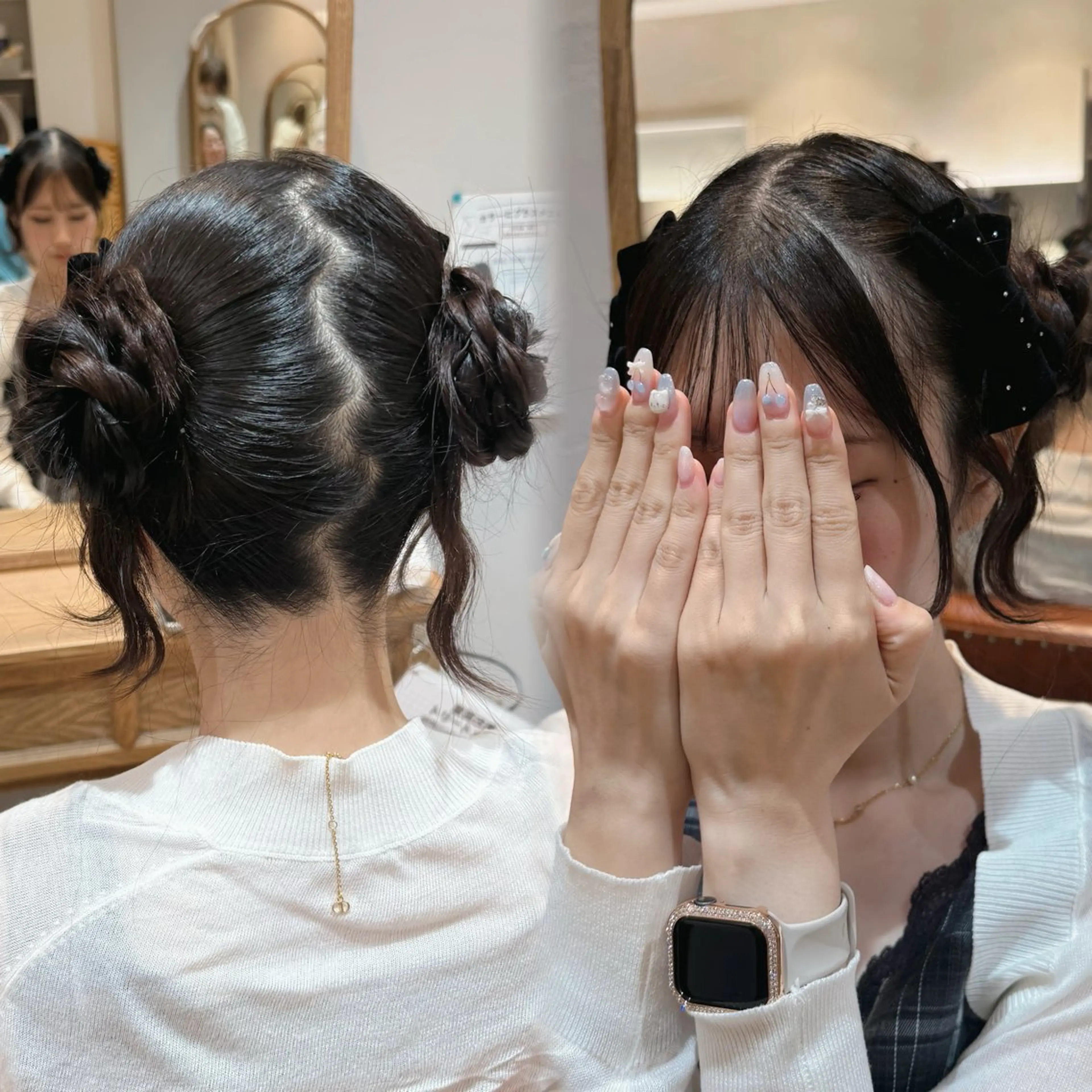 セミロング ヘアセット 🎀ゆるふわヘア🎀 聖羅【モデル募集中】のヘアスタイル