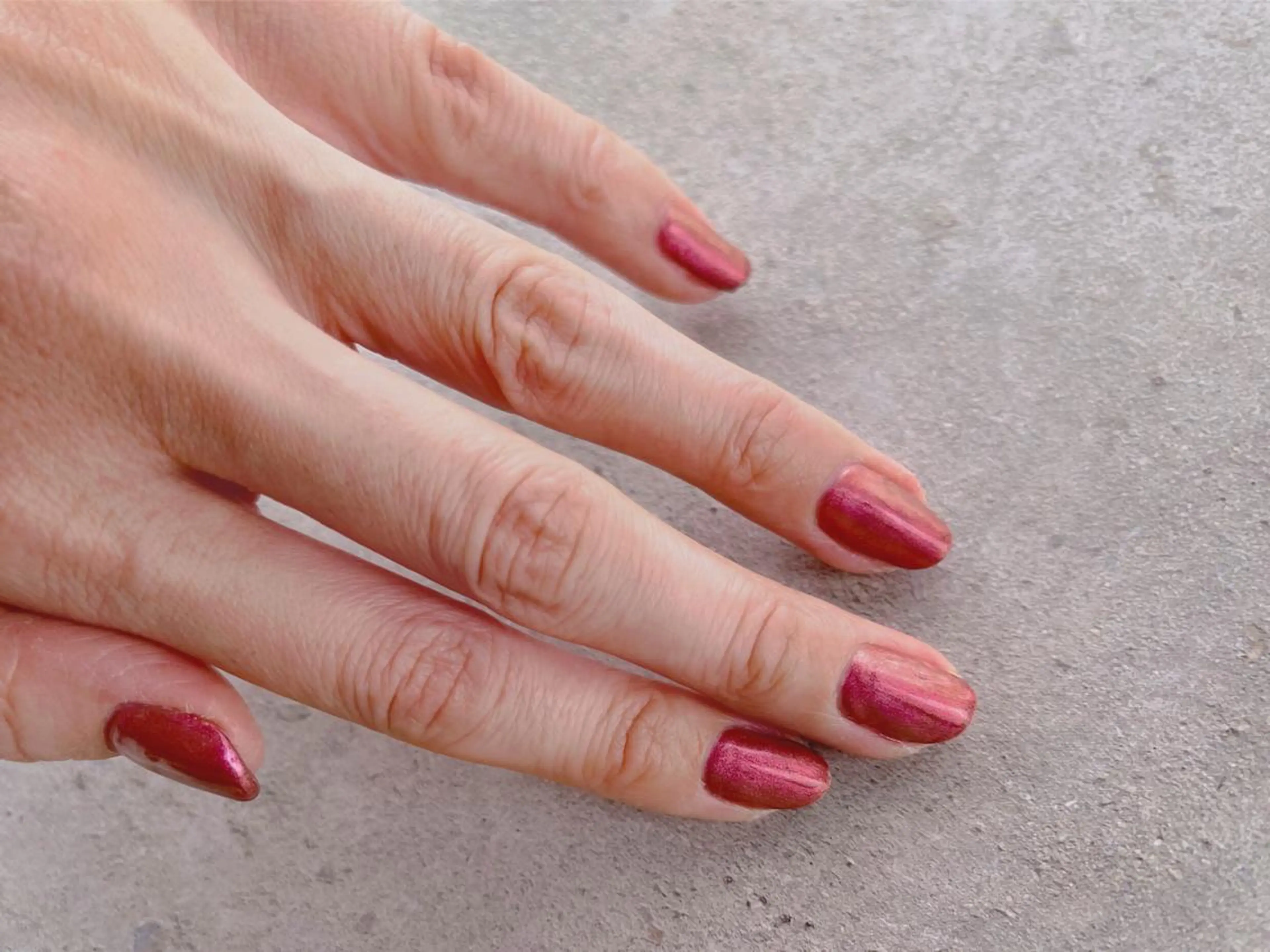 ネイル マグネットネイル ワンカラーネイル ハンドネイル ビューティーサロン プチフルールのネイルデザイン