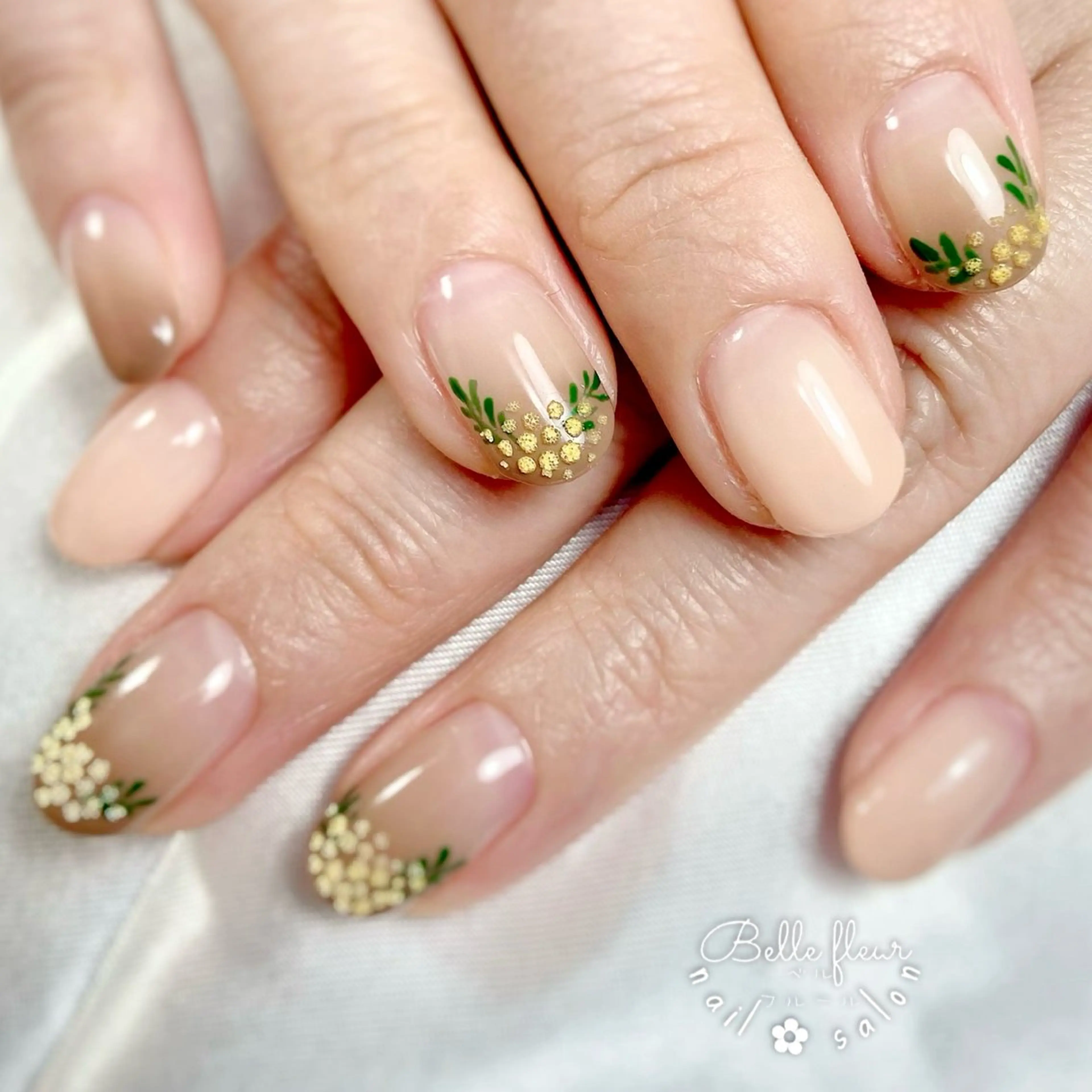 ネイル ハンドネイル ﾈｲﾙｻﾛﾝ Bellefleurのネイルデザイン