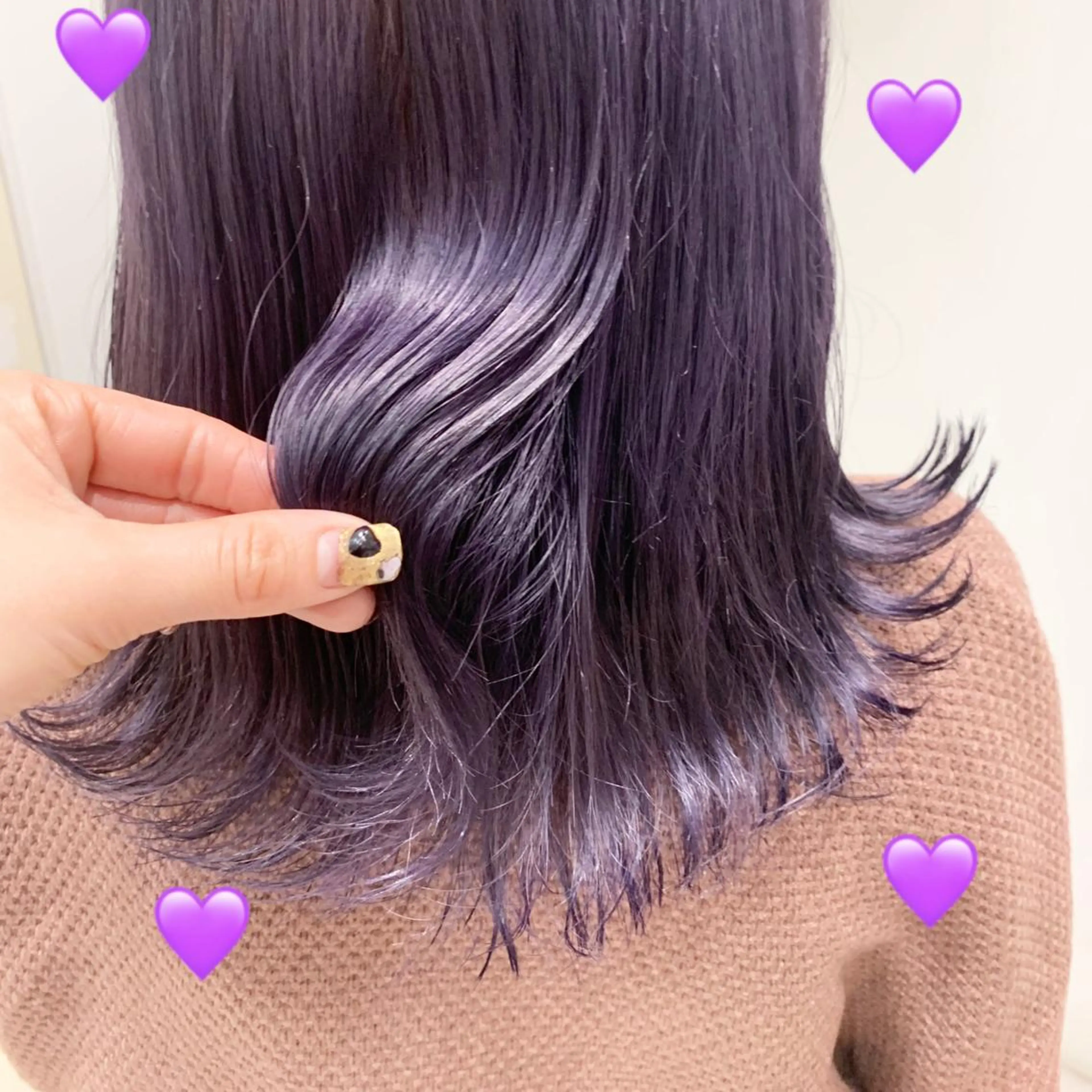 ショート カラー ヘアアレンジ ラベンダーカラー EMANON新宿東口所属・新宿駅近♡ ♡個室♡三都季🌜のヘアスタイル
