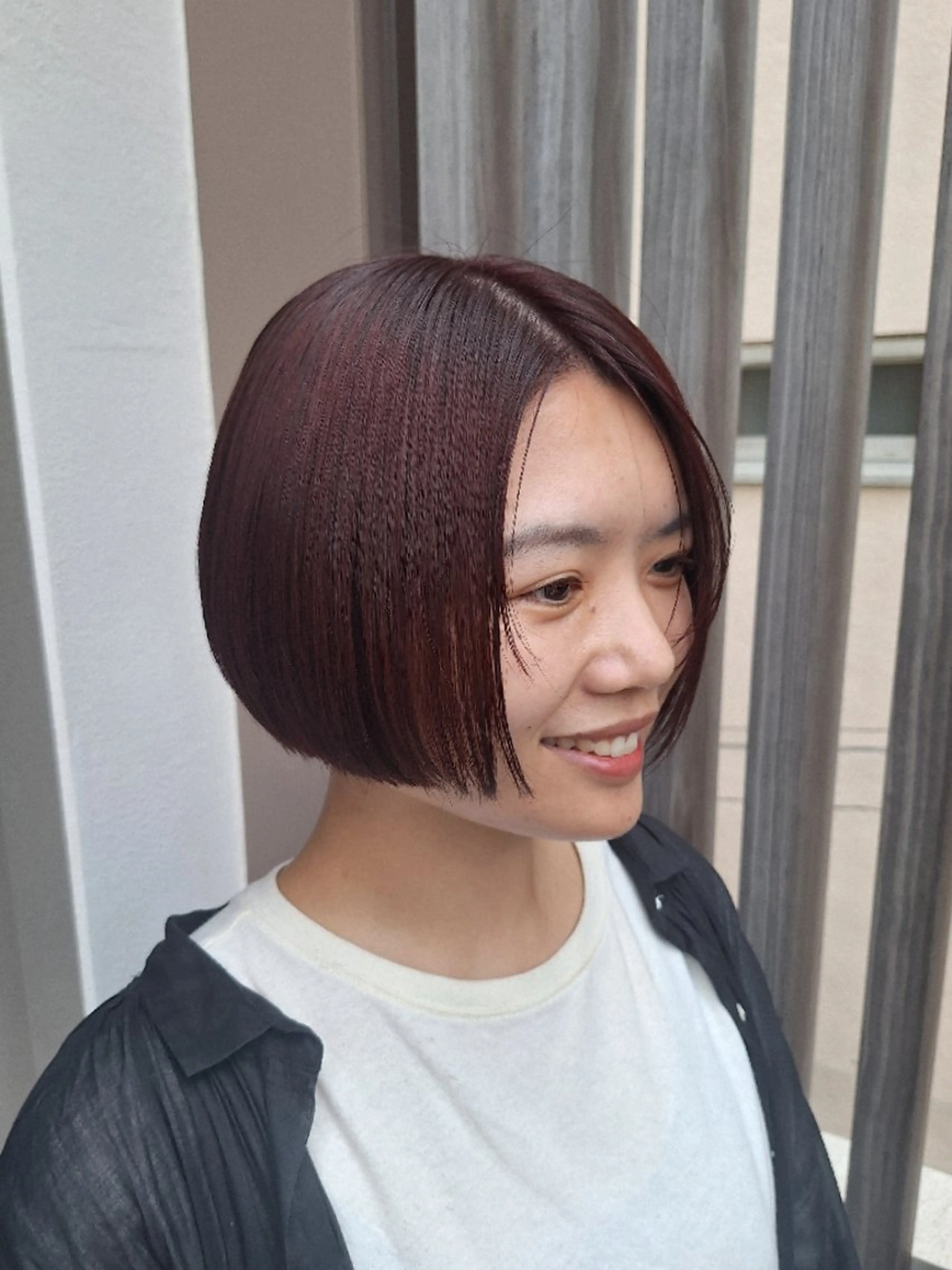 ショート ボブ yolo.所属・夜特化型ヘアサロン 𓃱yolo.タナベのヘアスタイル