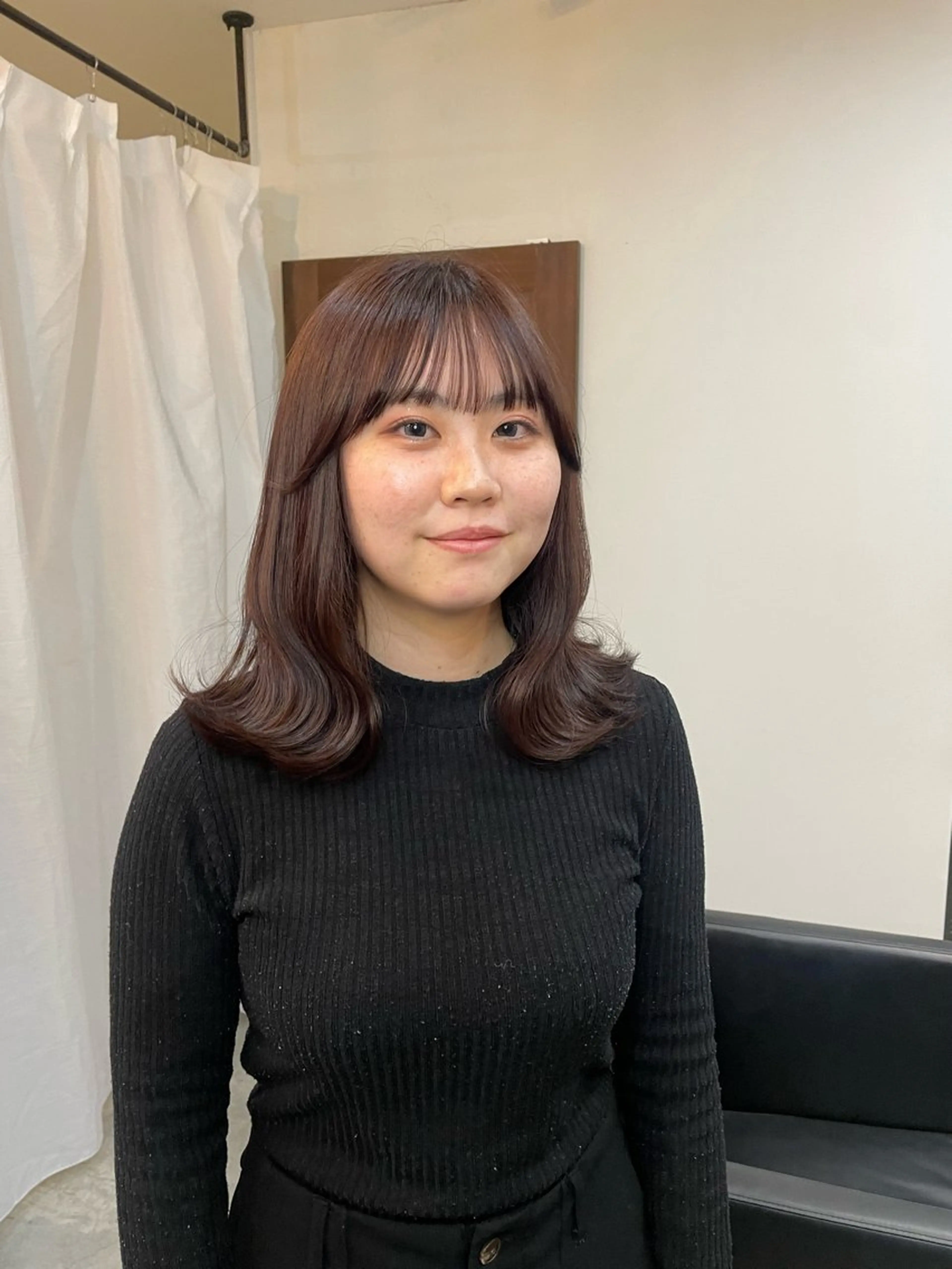 ミディアム 顔周りカット 🎀サヤカ🎀のヘアスタイル