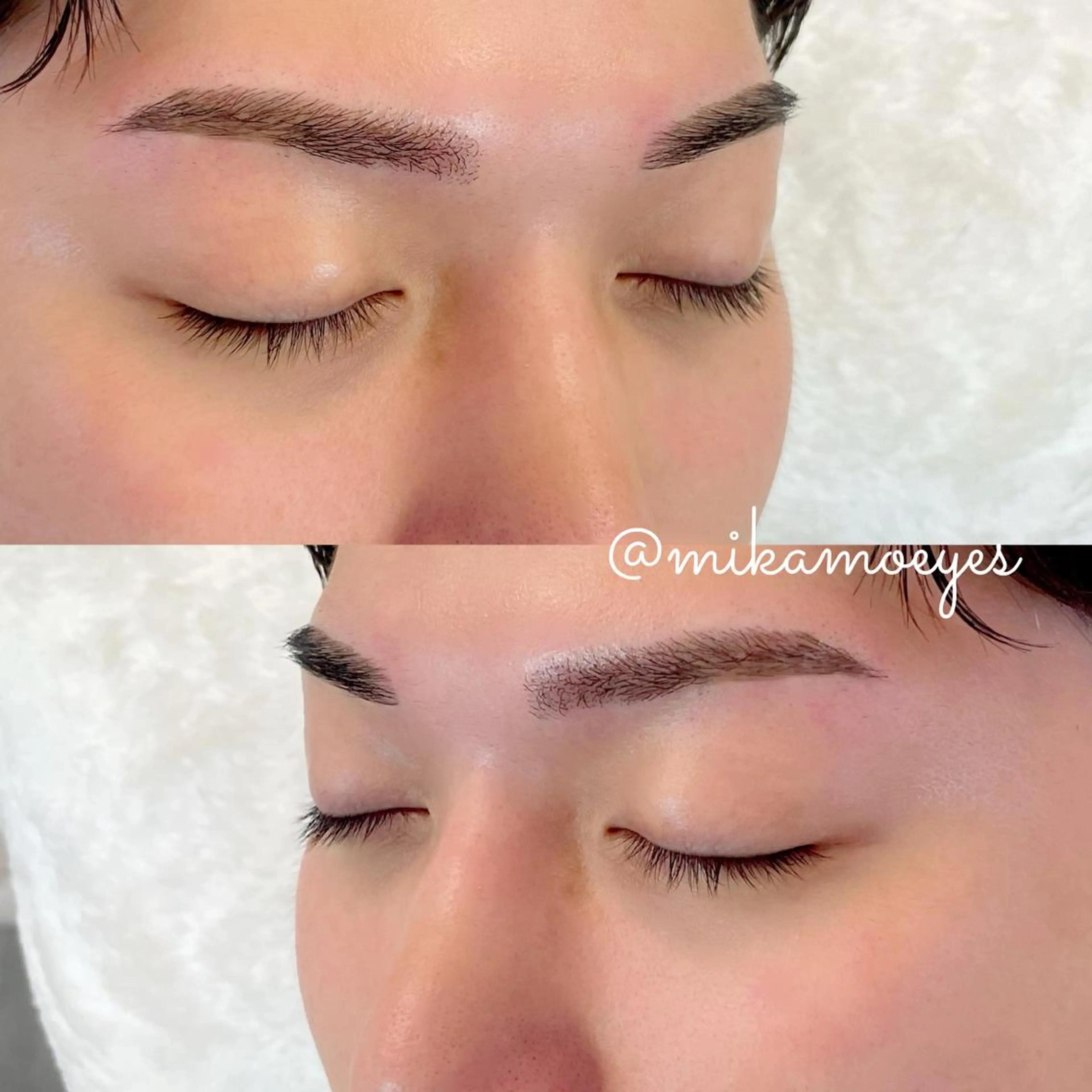メンズ専用🎩眉ワックス脱毛（間引き＋CUT＋保湿ケア付き）の写真