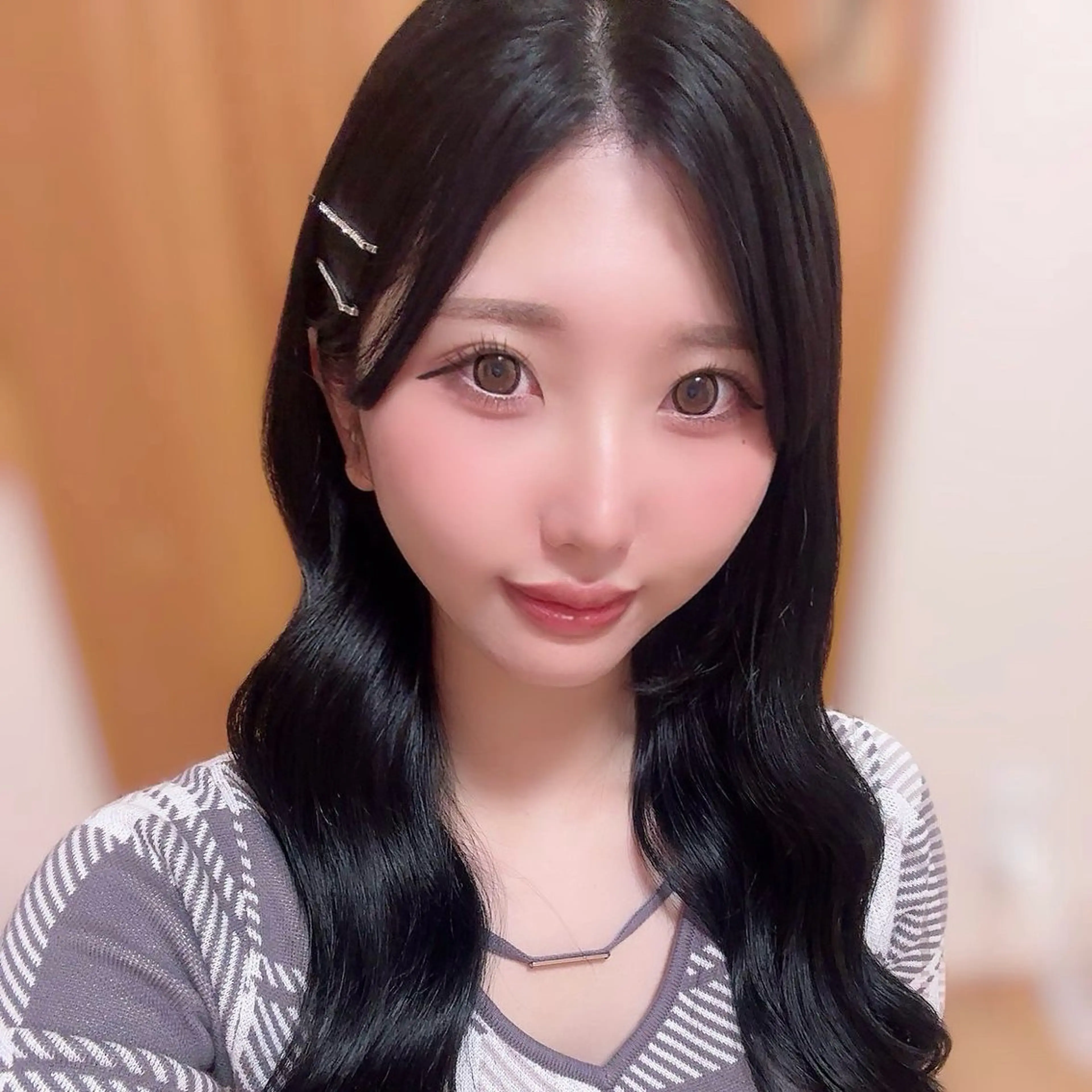 セミロング 韓国風ヘア ヘアカラー トリートメント 🐺抜け感 ⛓️カラー桑田🪽のヘアスタイル