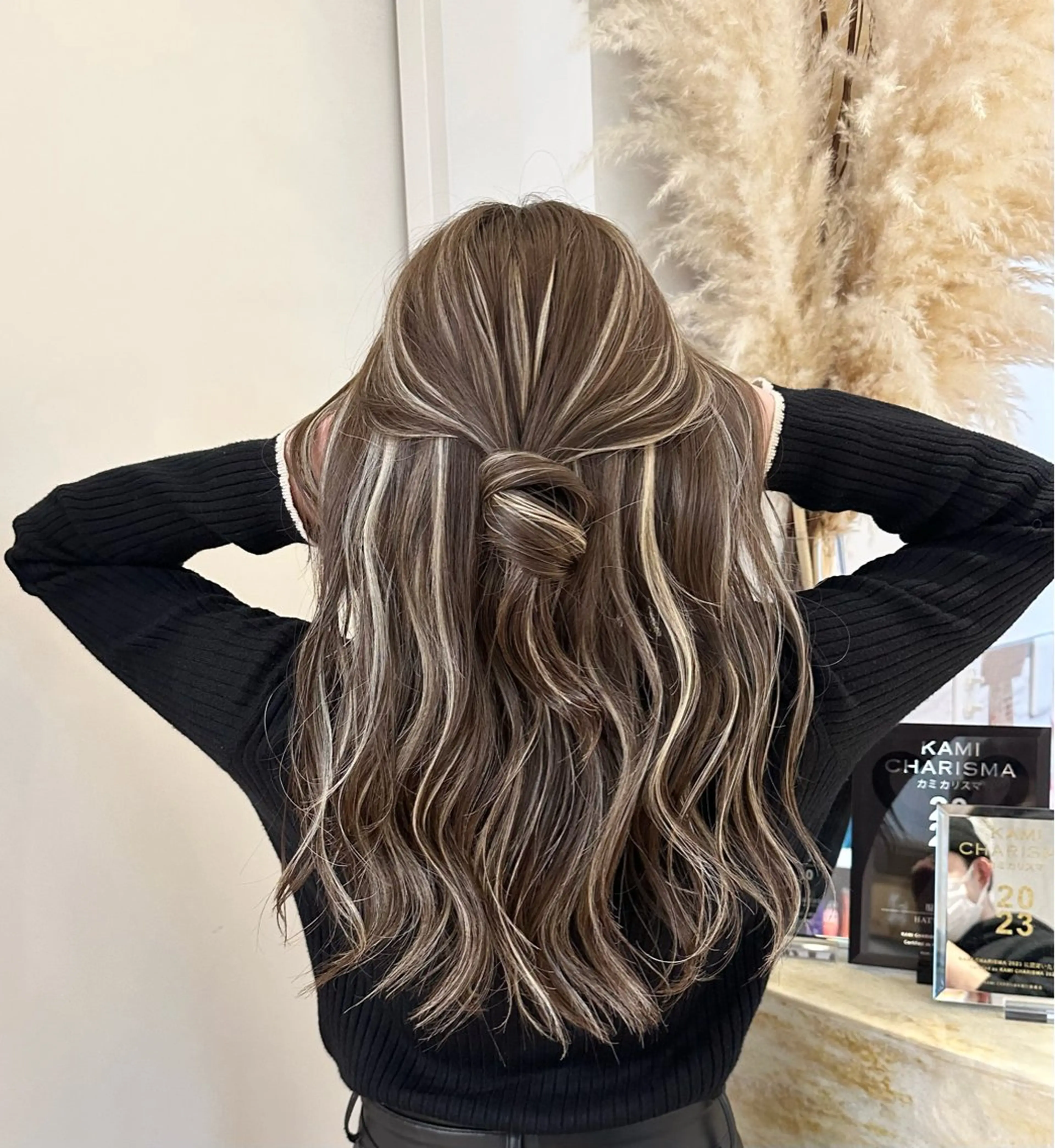 ロング カラー ヘアアレンジ メンズ Dimo＆所属・ハイライトカラー /ダイスケのヘアスタイル