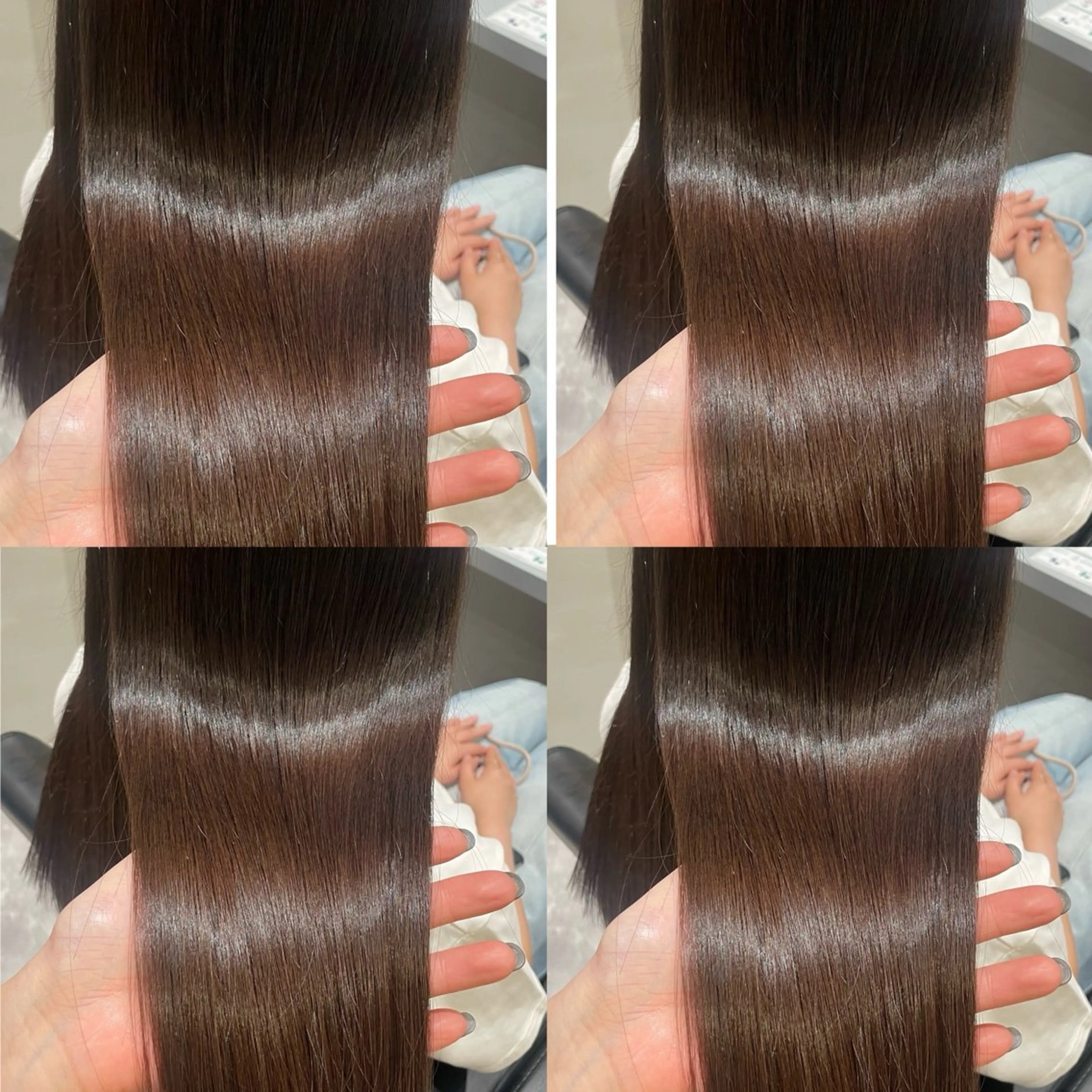 セミロング カラー カット ヘアカラー トリートメント 大人可愛い韓国ヘア きららのヘアスタイル