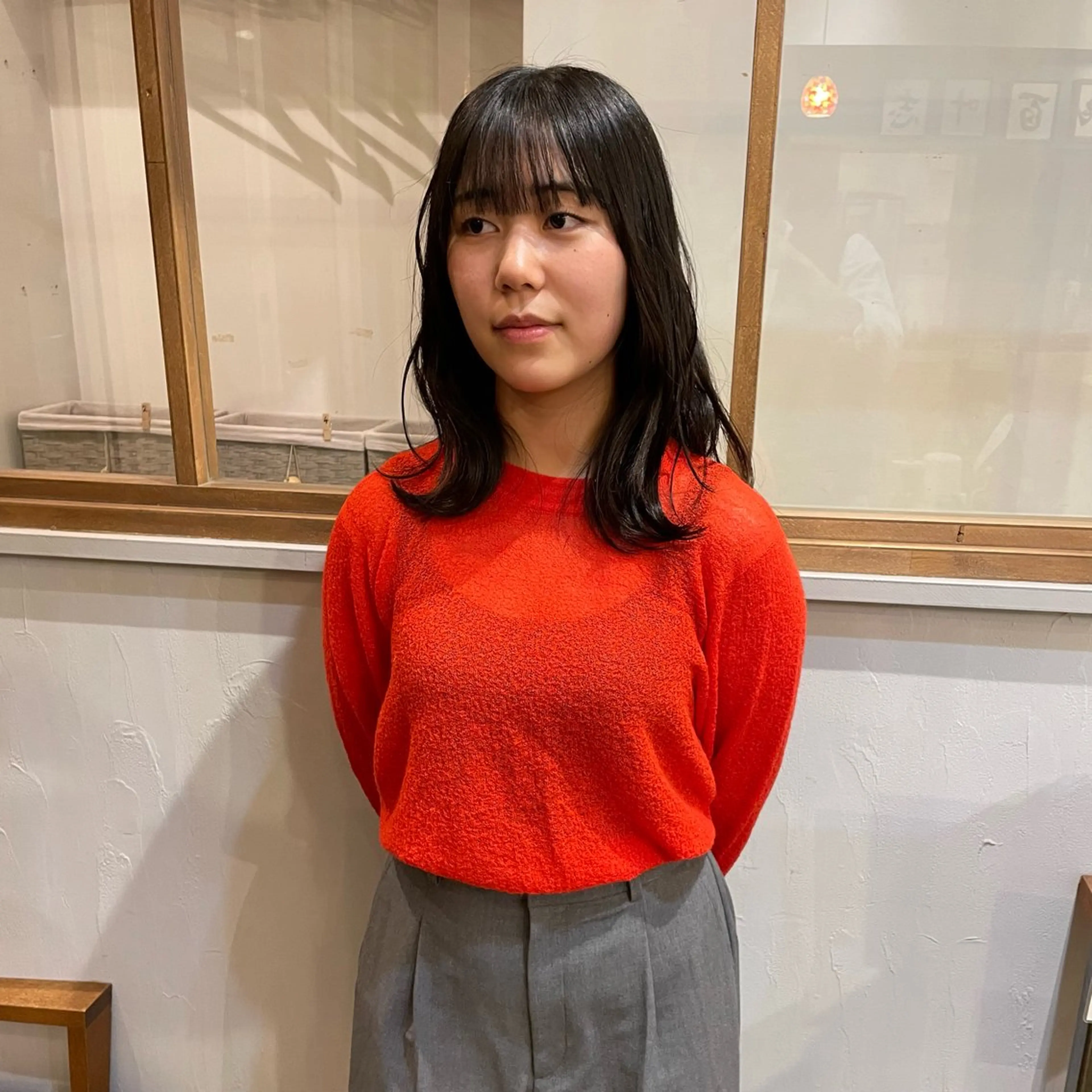 ミディアム カラー 平地 晃人のヘアスタイル