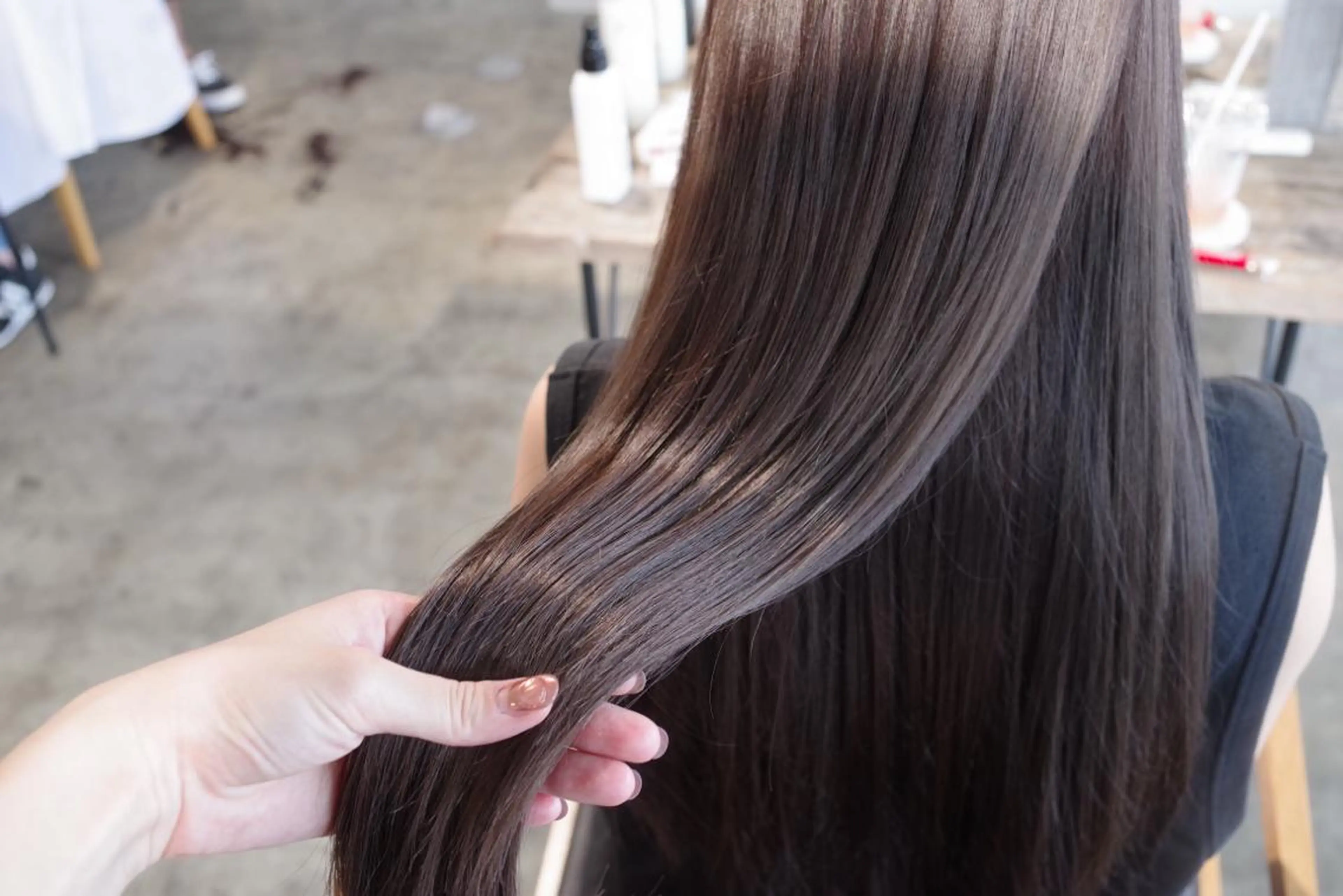 ロング ヘアカラー etore 矢場町 南沙希のヘアスタイル